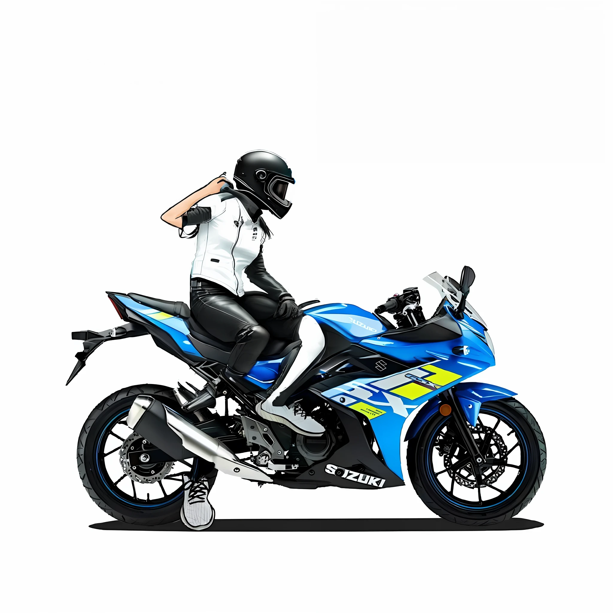 Black motorcycle helmet