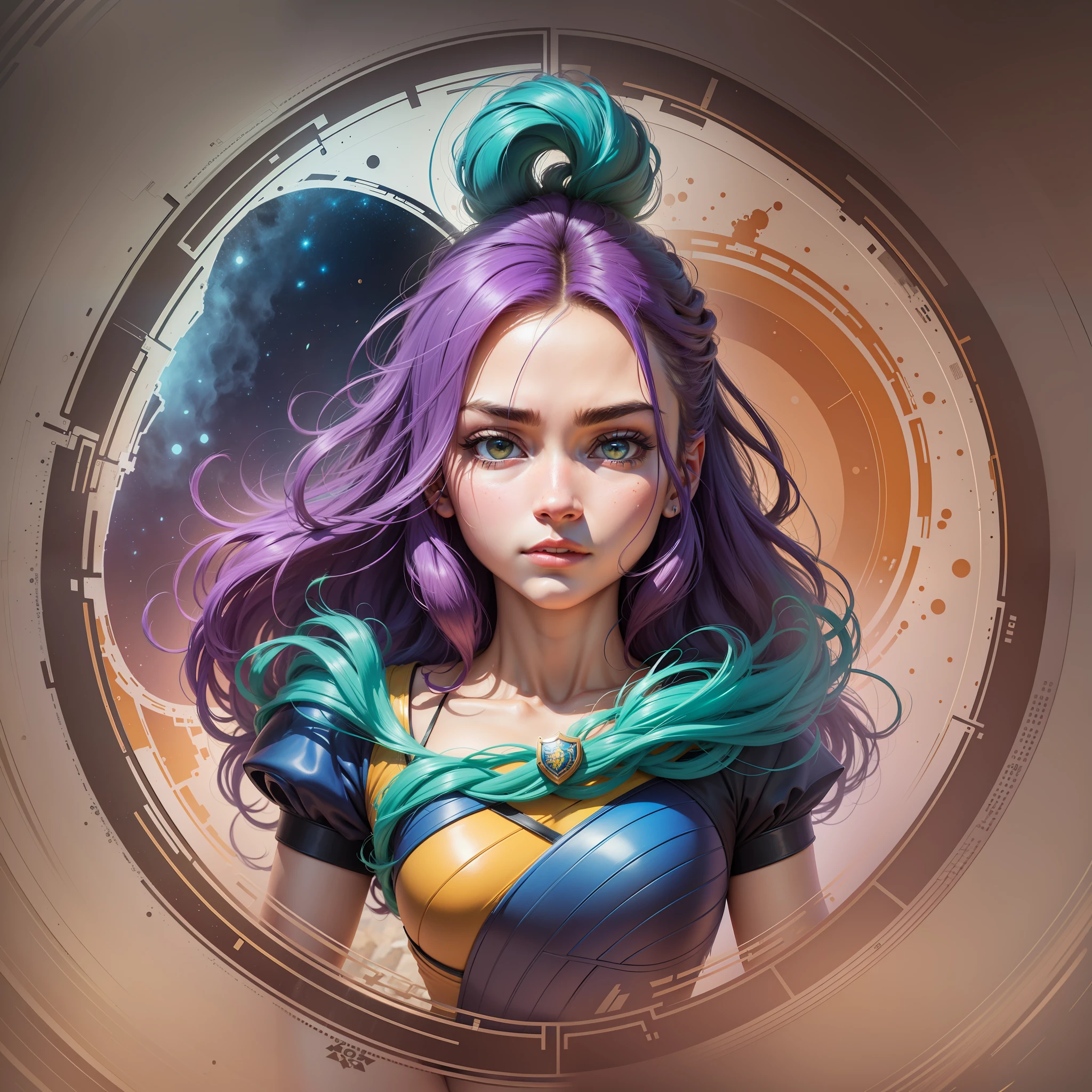 A cartoon style shield logo with vibrant colors, It features a well-planned design, with sophisticated features and defined contours, Strong texture and frontal perspective, Motor Gráfico Leonardo Diffusion, motor de Renderização Leonardo style, Prompt Magic v2, 2024x2024 Px, Guidance Scale 7, Strength 0.4 --auto --s2