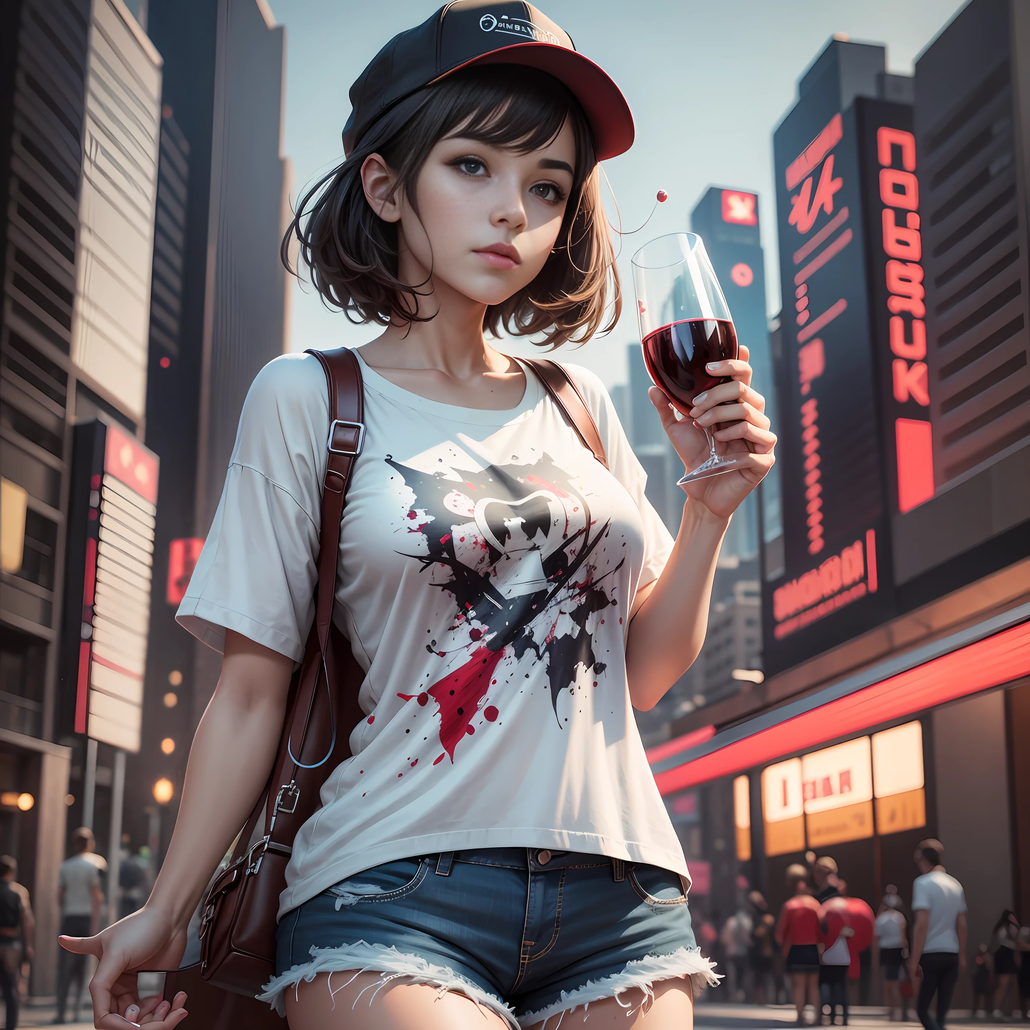 [[[dreamshaper252Pruned.uVku:0]]], (drawn by Jackson Pollock:1.2),(anime:1.1),drawn in the style of realistic yentesi, [[[s [ u(:0]]] script, octane rendering, masterpiece, best quality, highest quality, cinematic lighting, (surround lighting), ultra-realistic, photorealistic, extremely detailed CG unity 8k wallpaper, focused, extremely detailed, sharp focus, absurdres, (HDR:1.2), (high contrast), photography, detailed and complex, instagram,  portrait, high detail, digital painting, artstation, concept art, smoothness, illustration, cinematic lighting, bright, 4K HQ, (ultra-realistic [[photo]], detailed face: 1.0), (detailed image of eyes: 1.0), (realistic photo: 1.1), detailed background, [[[ b N [ :0]]] [[[ Y hcϏ :0]]]( teenage girl, dark hair, brown eyes),(solo:1.5),dressed in a t-shirt and shorts, (close-up portrait), [[[g řpri:0]]] Red Panama hat [[[R O\Y ' :0]]] dynamic pose,  dancing, disco, holding a music speaker, a bottle of wine, a glass, [[[forip :0]]] view of the city at night, reflections, magnificent fireworks, red lantern, [ [[ zg/h&lt; :0]]] --auto --s2