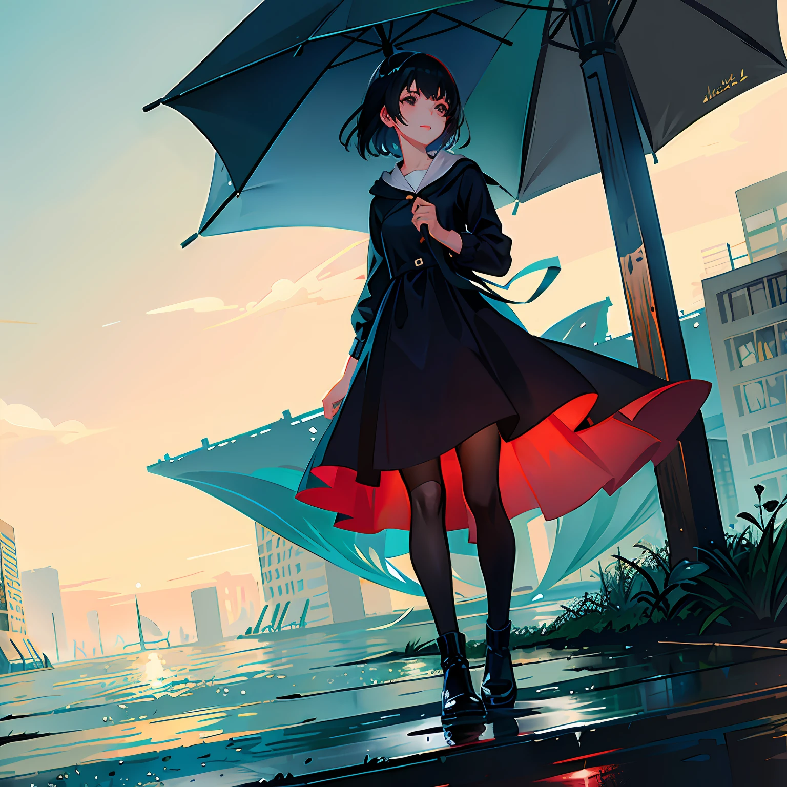 There is no wind or rain or sunshine