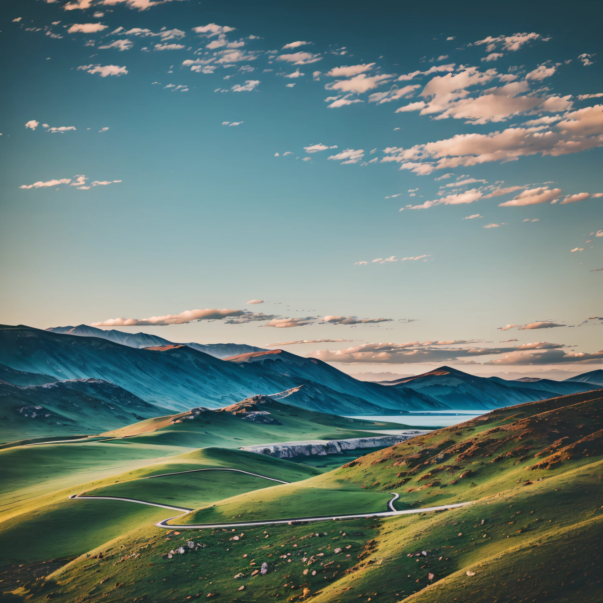 RAW photo of a landscape, small details, photorealistic, ultra-realistic photo, 8k uhd, dslr, soft lighting, high quality, film grain, Fujifilm XT3, (masterpiece) --auto --s2