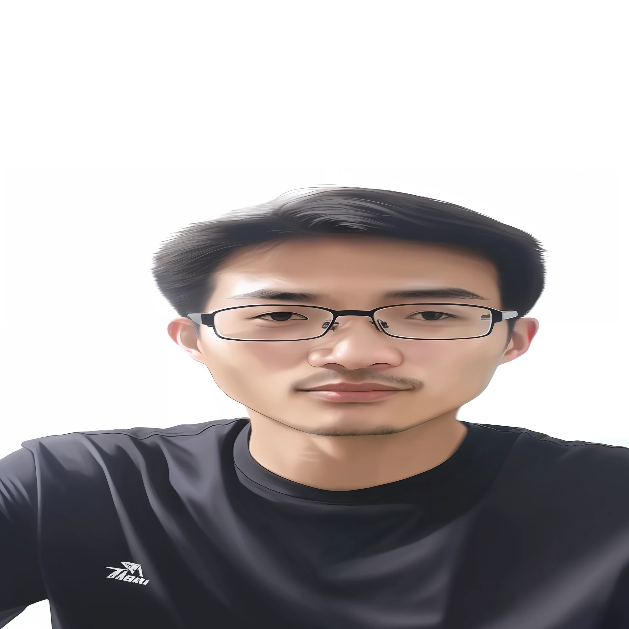 arafed man with glasses and a black shirt sitting at a table, yanjun chengt, xintong chen, li zixin, 2 , jinyiwei, liang xing, zezhou chen, wenjun lin, huifeng huang, leng jun, yangjun chen, zeng fanzh, 2 8 years old