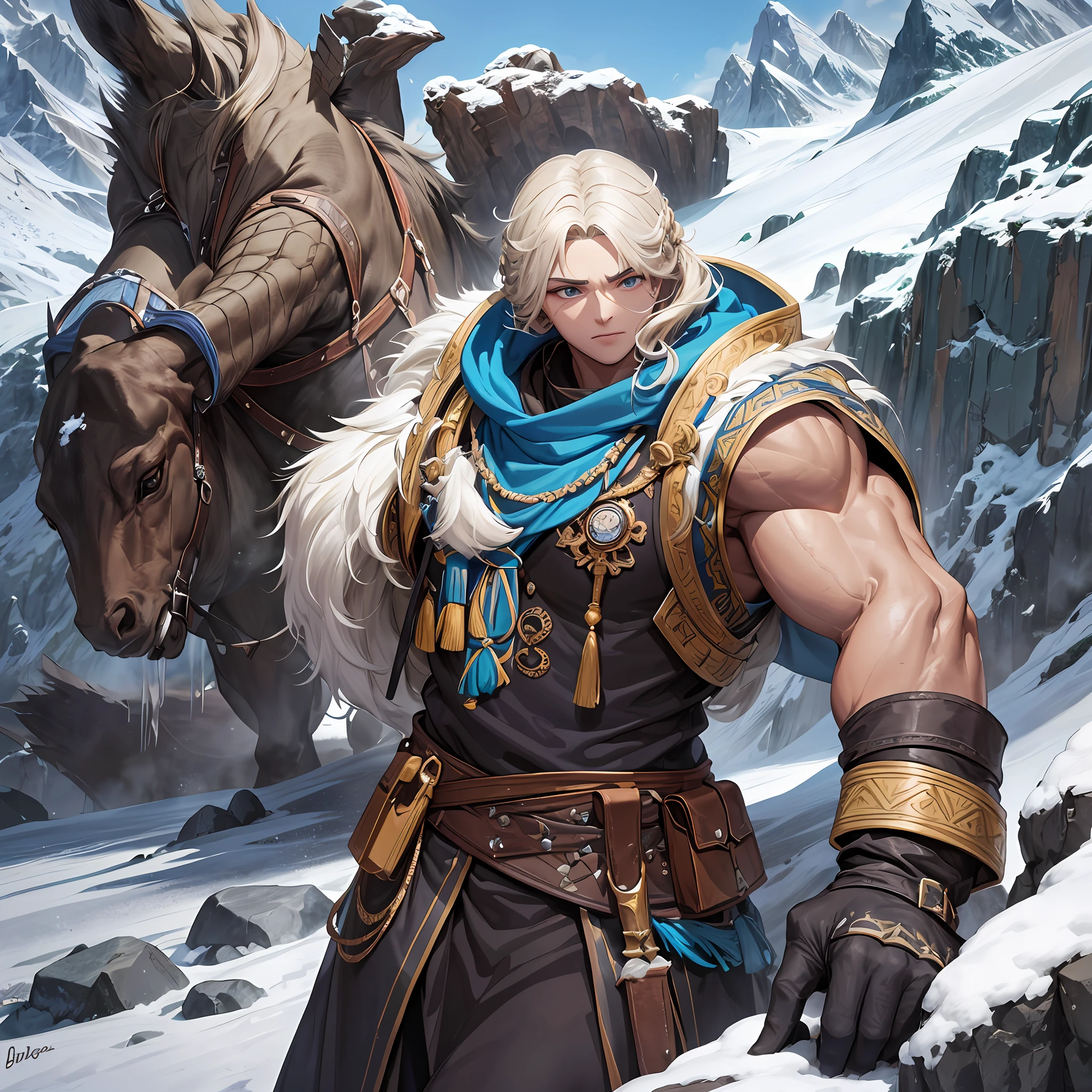 Robust stature: Stone Mountaineers tend to be physically robust, with strong, muscular bodies. Their average height is slightly taller than that of ordinary humans, which gives them an advantage in climbing and coping with rugged terrain.

Thick and resistant skin: Due to constant exposure to cold wind and adverse mountain conditions, Mountaineers develop thicker and tougher skin. Your skin can vary in shades, from a deep tan to a paler shade, but always with a tough texture. Pieces of rocks on the arms: The most striking feature of the Stone Mountaineers are the pieces of rocks that grow naturally on their arms. These rock formations are hard, rough and blend perfectly with your skin. They can vary in size and shape depending on the individual, but are usually found on the forearms, shoulders, and upper chest. Varied hair and eyes: Stone Mountaineers have a variety of hair colors, from dark shades like black and brown to lighter colors like blond and redhead. Their hair is typically thick and sturdy, often braided or tied to keep hair out of the way during climbs. As for the eyes, they can be found in a wide range of colors, including blue, green, brown, and gray.

Practical clothing: The Stone Mountaineers dress in a practical way, adapting to the mountainous conditions. They wear heavy, sturdy clothing made of durable fabrics, usually in earthy tones to camouflage themselves in the mountains. Their clothing is often decorated with symbols and patterns that reflect their connection to nature. Medieval, anime