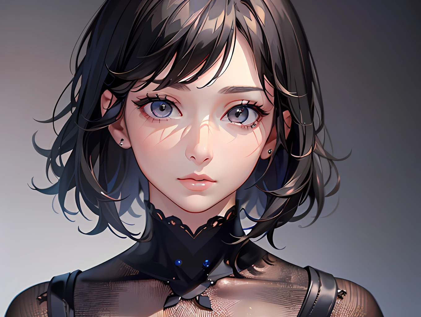 (masterpiece:1.3), (8k, photorealistic, RAW photo, best quality: 1.4), (1girl), beautiful face, (realistic face), (black hair, short hair:1.3), beautiful hairstyle, realistic eyes, beautiful detailed eyes, (realistic skin), beautiful skin, (sweater), absurdres, attractive, ultra high res, ultra realistic, highly detailed, golden ratio
