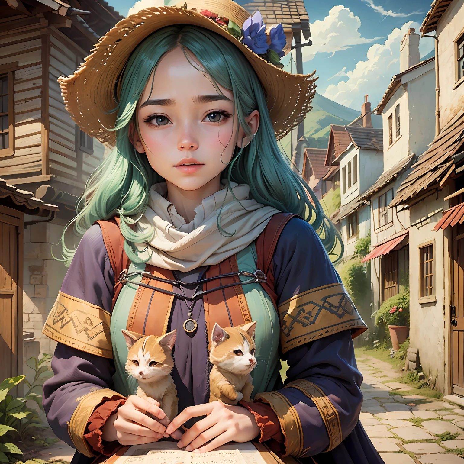 guardianship, village, picture book. --auto --s2