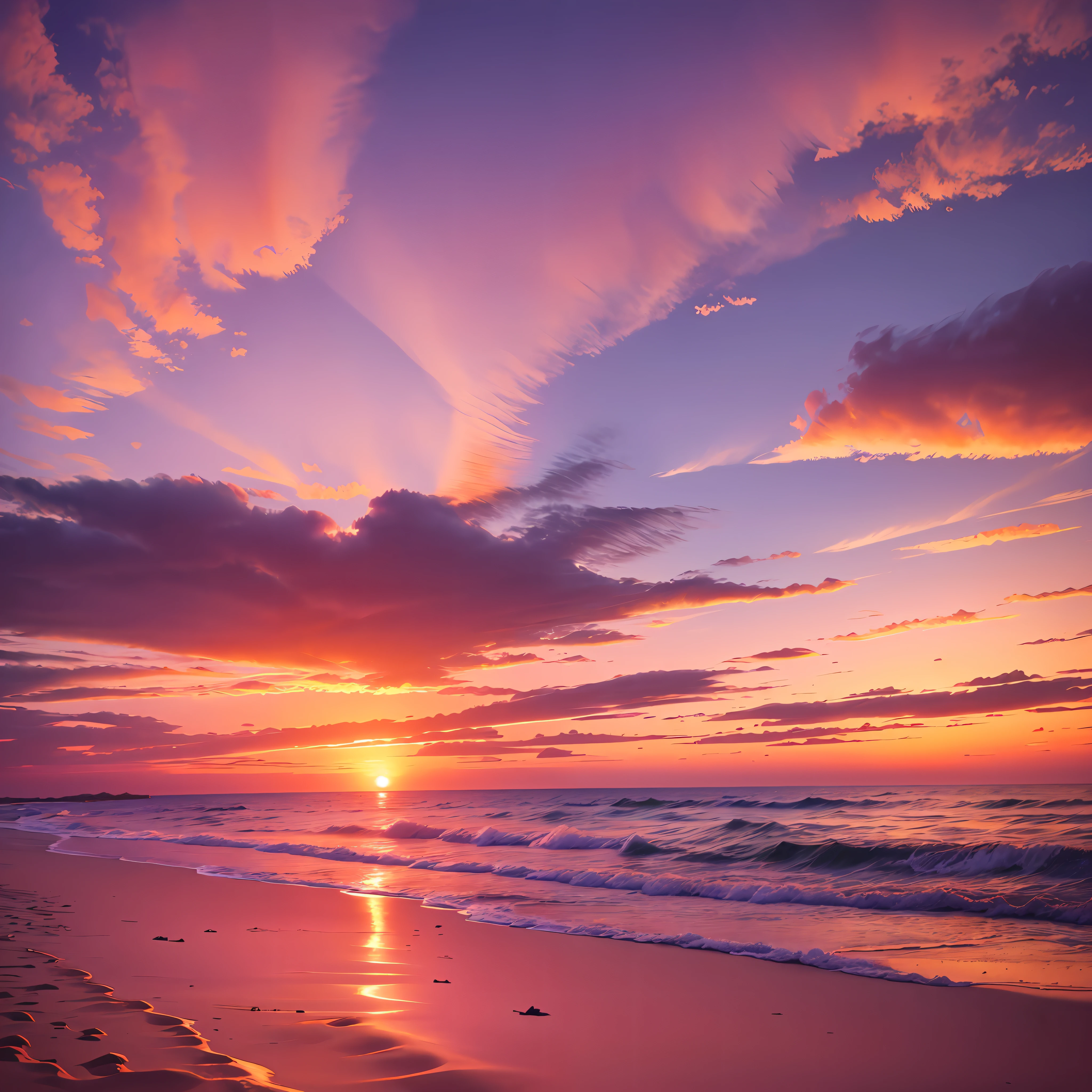 sunset on the beach, beautiful sunrise, pink sunset, vibrant sunrise, spectacular sunset, sunrise color, reddish pink sunset, stunning sunset, most beautiful sunset, violet and yellow sunset, dawn, sunrise, sunset on the beach, beautiful sunset, pink sunset tones, sunset color, sunset on the beach, gorgeous romantic sunset --auto --s2
