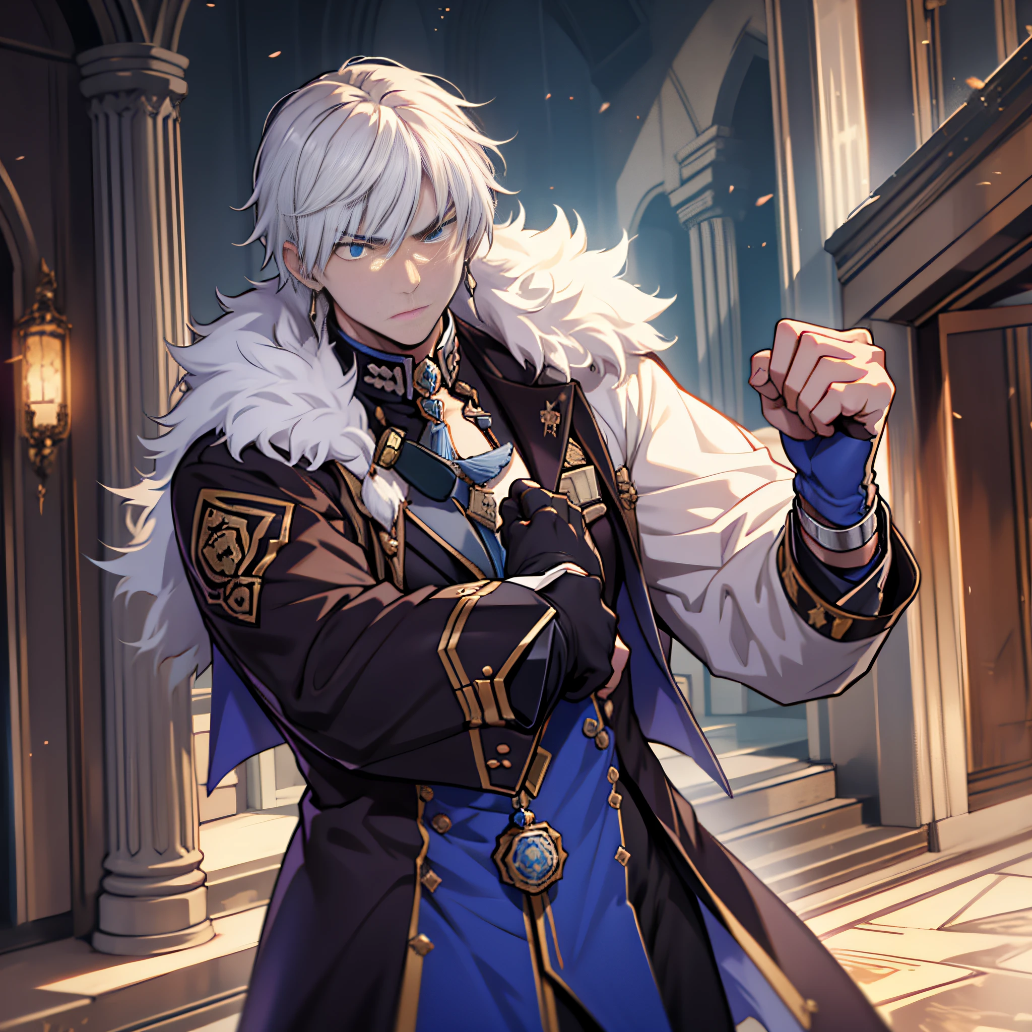 The king's anxious expression, in the face of the results of the national master's calculation, he clenched his fists, showing a sense of responsibility for the fate of the people