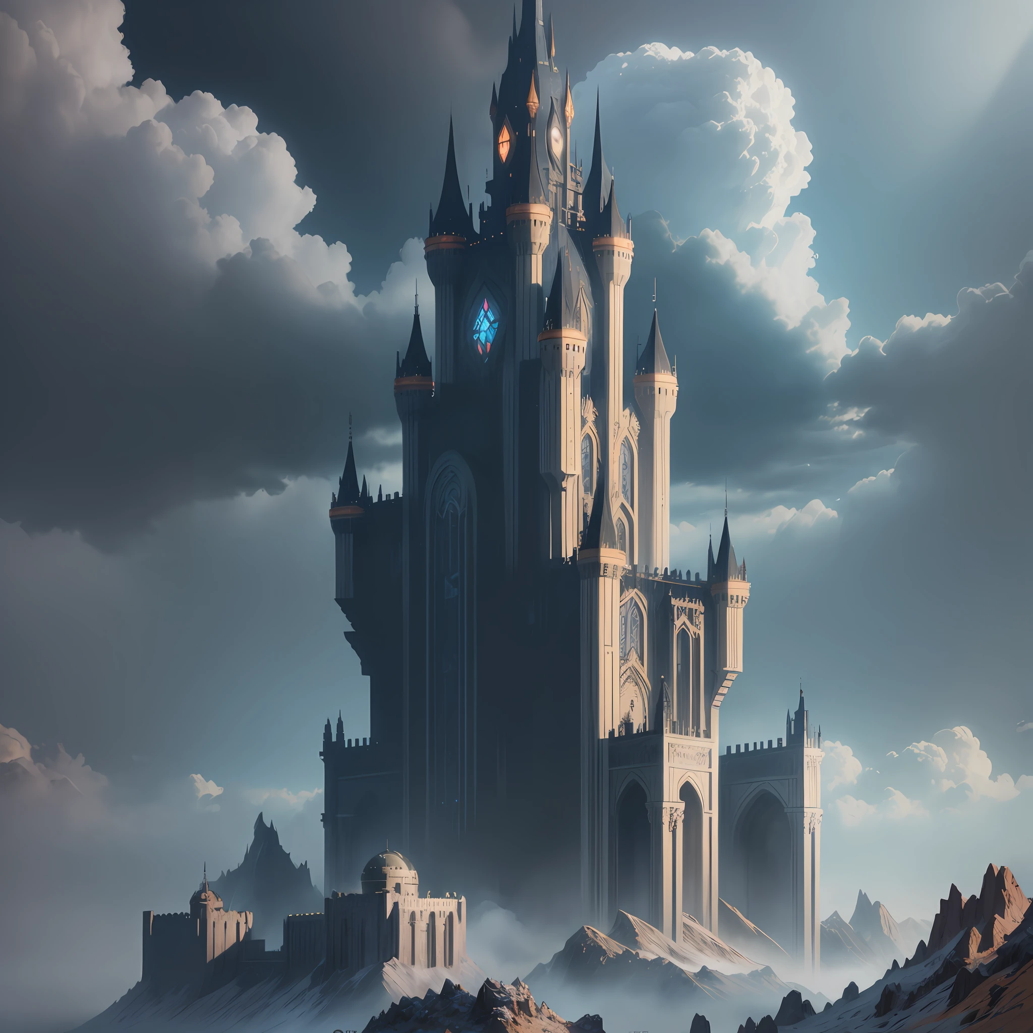 Behemoth Tower Fantasy Sci-Fi Top Quality Castle