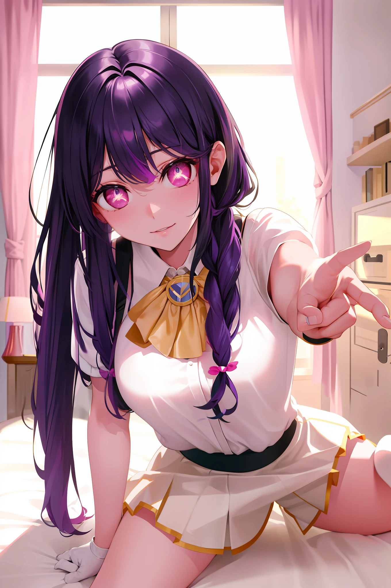 Redraw hair color purple