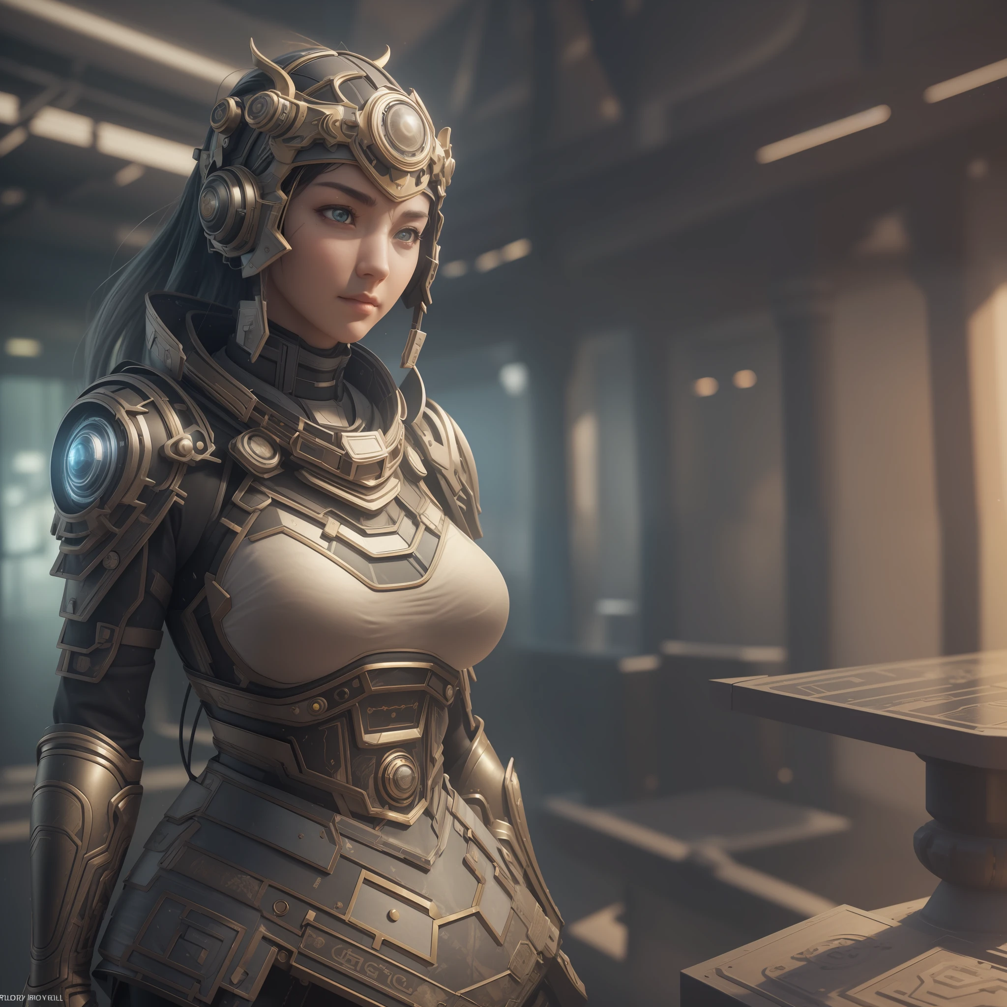 ((Best quality)), ((masterpiece)), (detailed:1.4), 3D, an image of a beautiful cyberpunk female,HDR (High Dynamic Range),Ray Tracing,NVIDIA RTX,Super-Resolution,Unreal 5,Subsurface scattering,PBR Texturing,Post-processing,Anisotropic Filtering,Depth-of-field,Maximum clarity and sharpness,Multi-layered textures,Albedo and Specular maps,Surface shading,Accurate simulation of light-material interaction,Perfect proportions,Octane Render,Two-tone lighting,Wide aperture,Low ISO,White balance,Rule of thirds,8K RAW --auto --s2