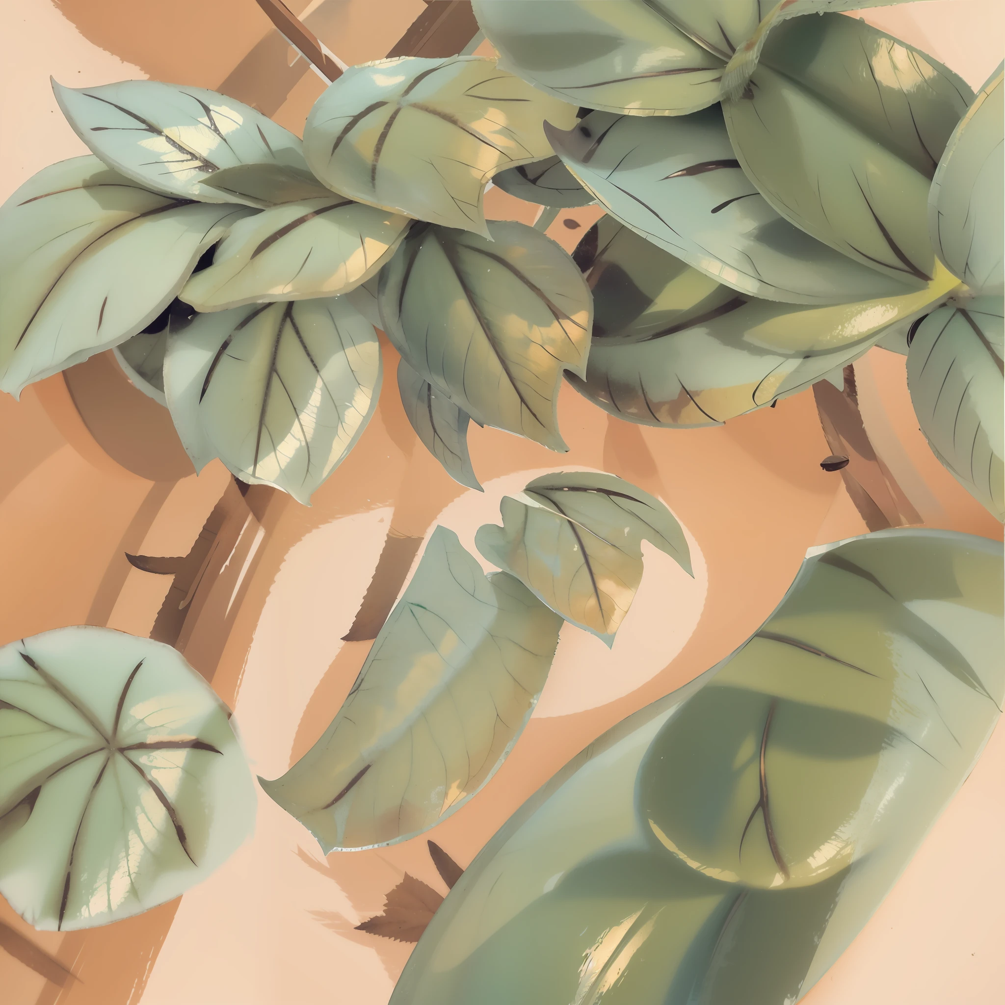 One mint leaf