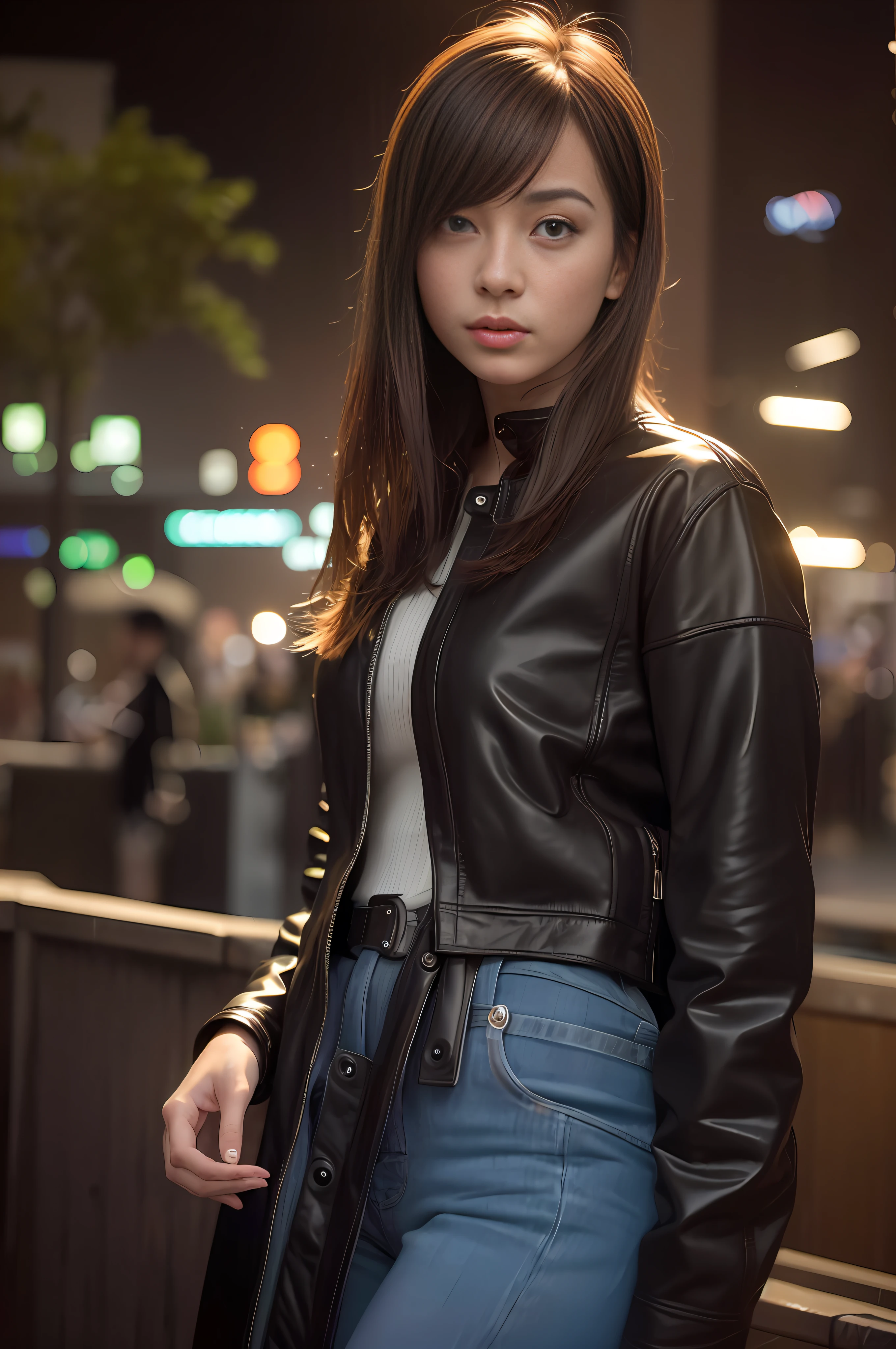 mix4,(8k, RAW photo, best quality, master:1.2), (realistic, photo-realistic:1.37),1girl,cute,cityscape,night,rain,wet,professional lighting,photon mapping,radiosity,physically-based rendering ,