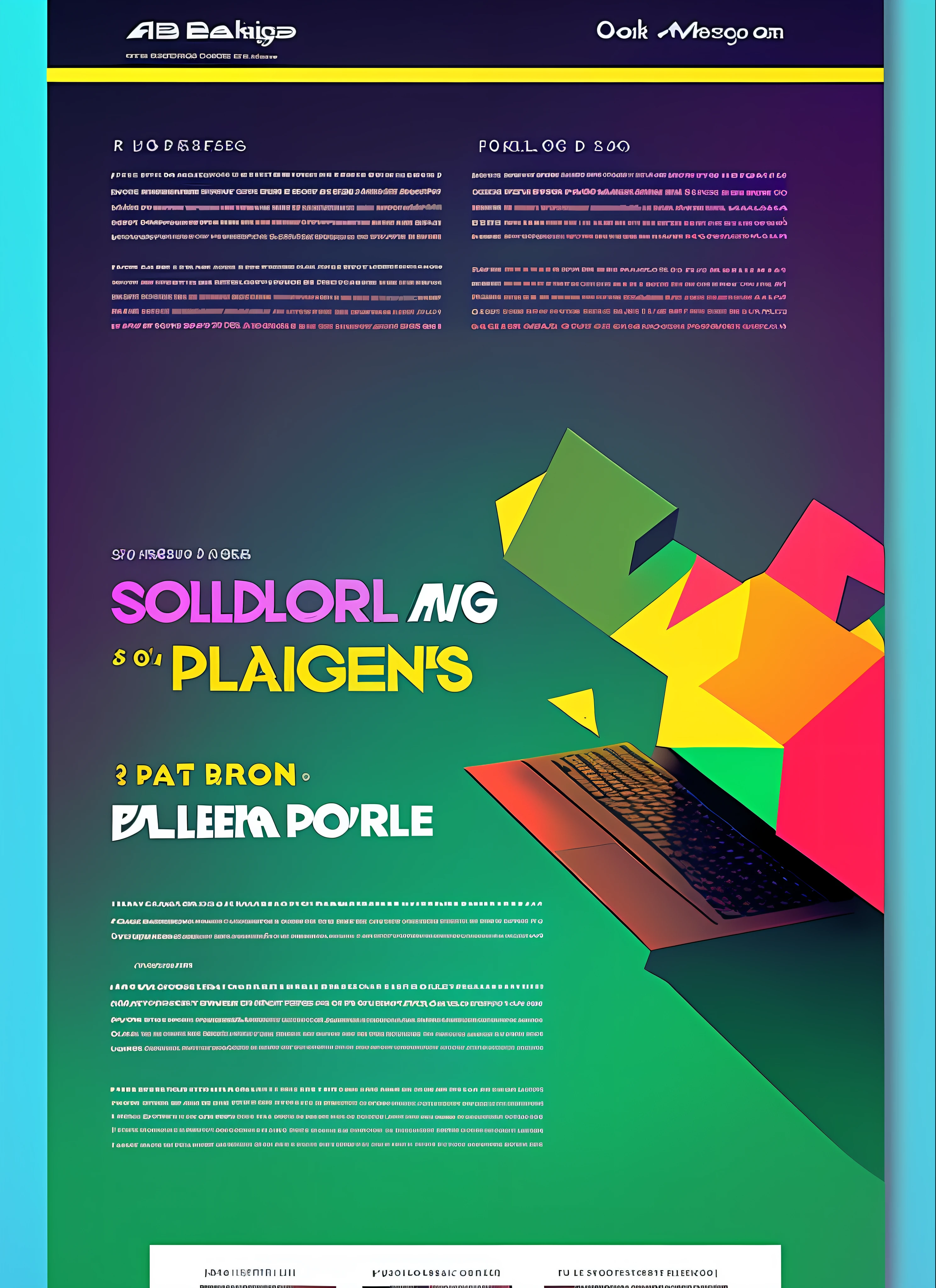 Colorful background, parallax poster composition, polygon, poster design, strong lines and bold colors, polygon art style 1993, poster composition, polygon art, 2D/3D mashup poster design, solid color background, flat bold color, poster illustration, graphic design poster, solid work