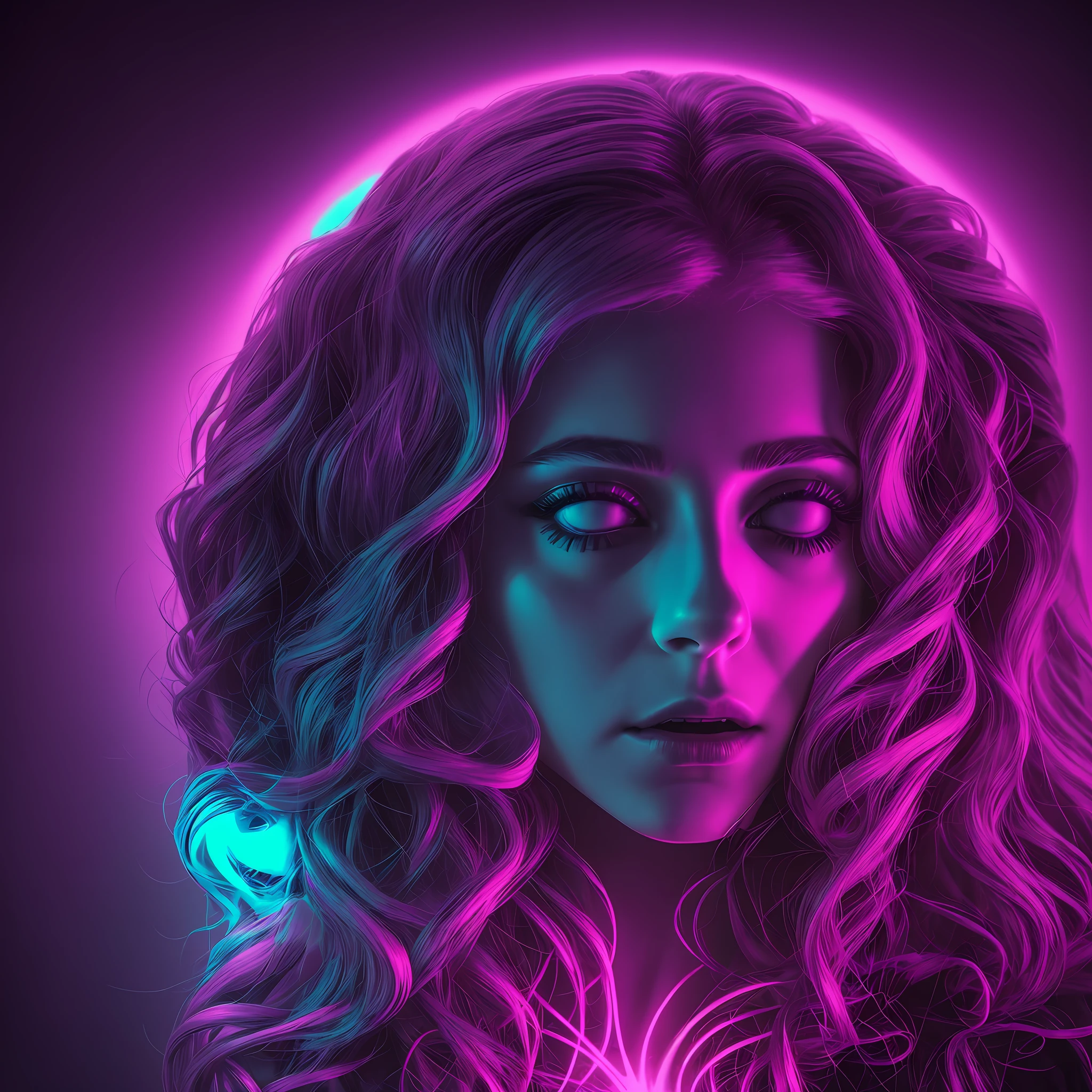 (masterpiece, best quality, top quality, real photo, realistic photo, dark, neon) death demon looking for souls, dead woman with her soul being sucked out of the body. --auto --s2