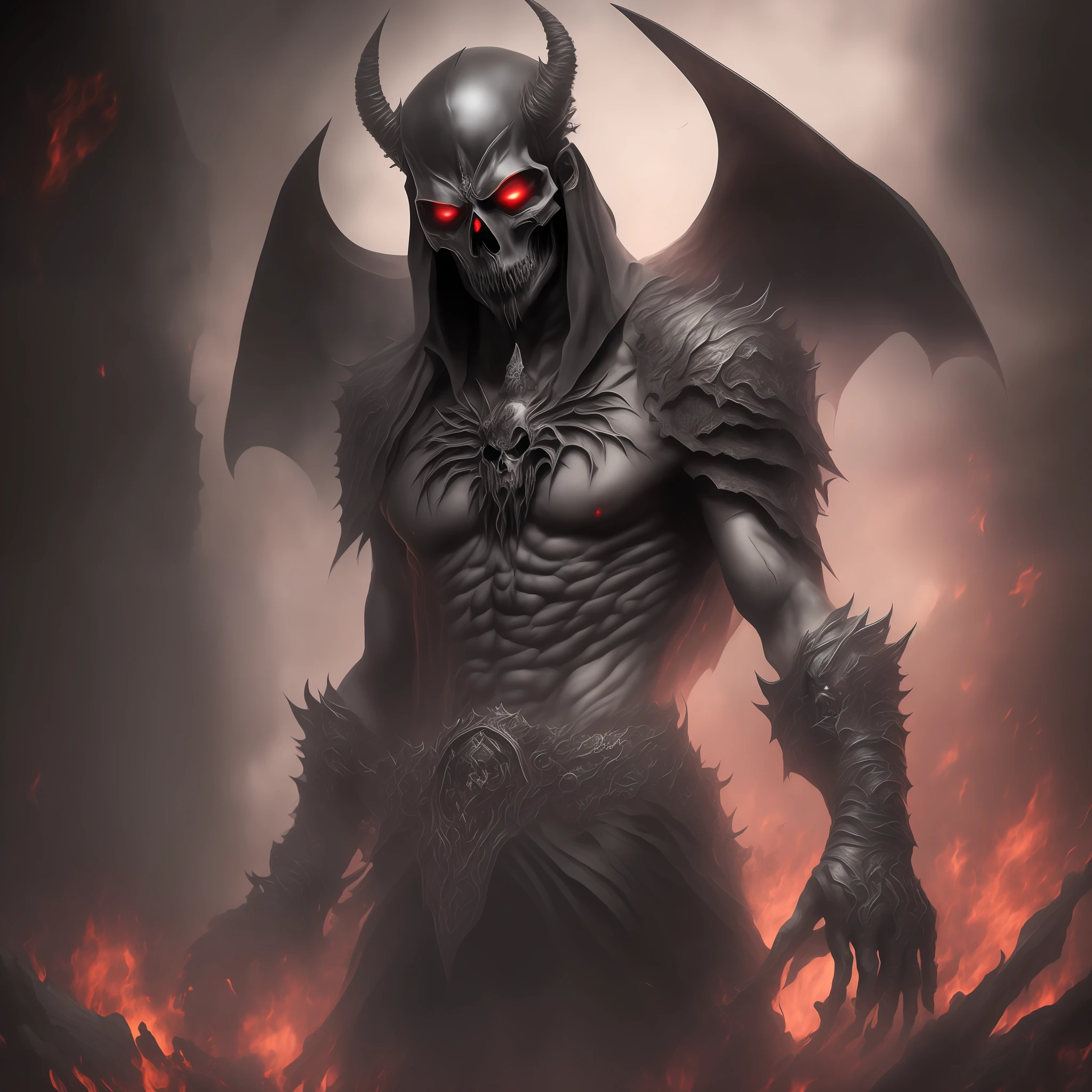 (masterpiece, best quality, top quality, real photo, realistic photo, dark) death demon looking for souls. --auto --s2