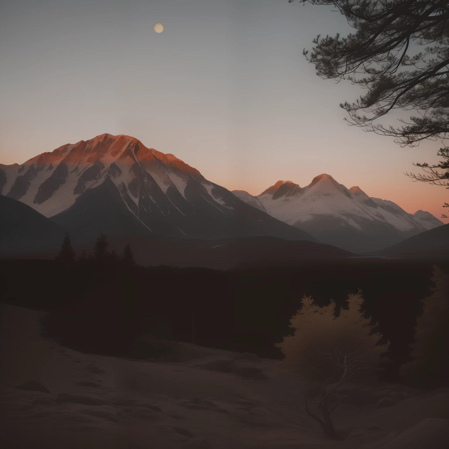 I want you to create several sunset landscapes