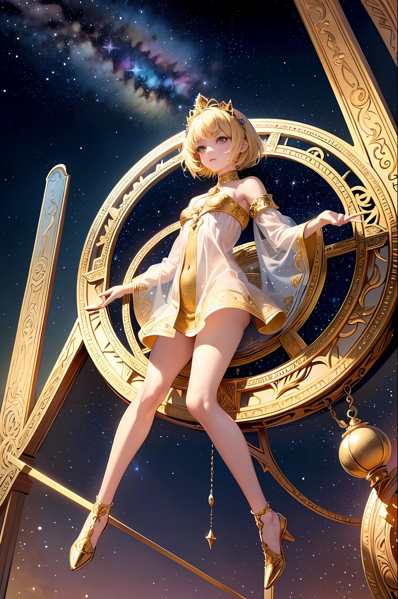 Realistic, (Masterpiece, Top Quality, Best Quality, Official Art, Beautiful and Aesthetic: 1.2), Very Detailed, Fractal Art, Colorful, Most Detailed, Leo, (Abstract Background: 1.5) (1girl: 1.3), (Cat class), yellow hair, bright eyes, earnest, combed back, short hair, , milky way, huge magical gold Leo astrolabe,dream,fantasy, gold trim,beautiful detailed sky,Style and Decoration for Leo, leo goddess,(nsfw:0.8)
delicate refective and high glass guardrail board