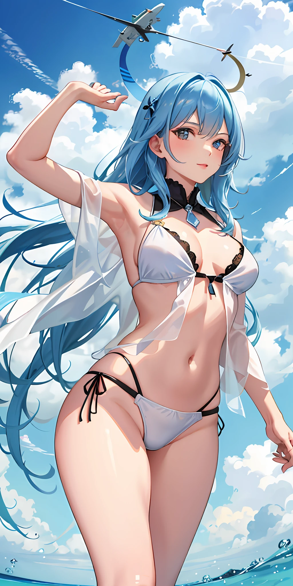 sexy,from below,,sky