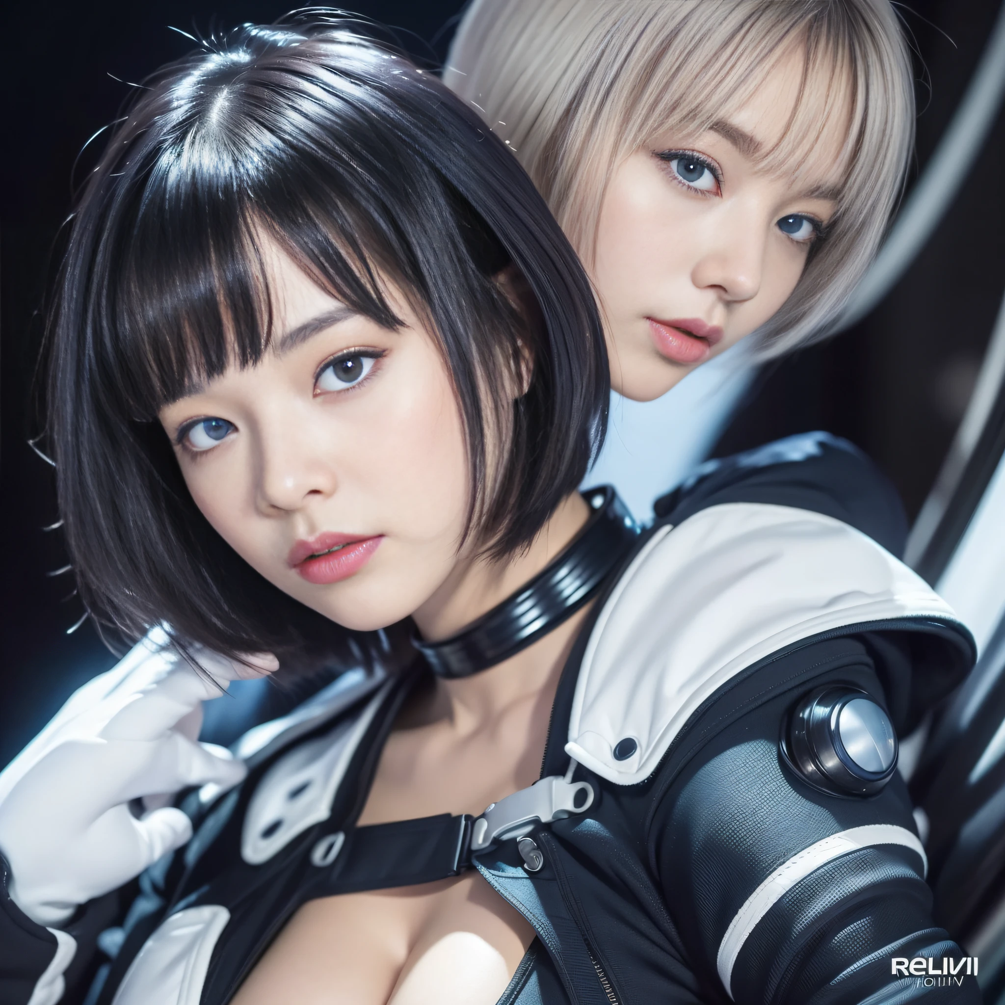 Best Quality, Ultra Hi-Res, 1girl, Masterpiece,,Plugsuit,????????,Solo,((( ???????????)))), white_????????, pilot_suit, lance_of_longinus, Bangs , Mechanical clothes, Zero small logo pattern on ?????, (Short hair)), (Short hair)))), White ????????, Bangs Rei Ayanami Highest Quality, Ultra High Definition, (Photorealistic: 1.4), Blue Eyes, Watch Viewer, Blushing, Red Lips, (ulzzang-6500-v1.1:1), Rei Ayanami, Enhanced Suit (Best Quality, 8k, 32k, Masterpiece, UHD: 1.2), Detailed Eyes, Black Eyes, Cold Eyes, Double Eyelids, Viewing Viewer, (Big: 3) (Cleavage: 1.2), Japan Anime, Evangelion, Rei Ayanami, Japan Idol, Japan, Asian Woman, Hands Up, Big, Protruding, Studio Color, Plug Suit, 15~20 years old, Long eyes, Short blue hair, Narrow eyes, Buddha's eyes, Open mouth, Serious gaze, Warrior, Dark blue hair, Thin eyebrows, ????? open, {{{Masterpiece}}}, {{Best Quality}}}, {{ultra-detailed}}, {illustration}, {{an extremely delicate and beautiful}},real face, realistic skin, luster,