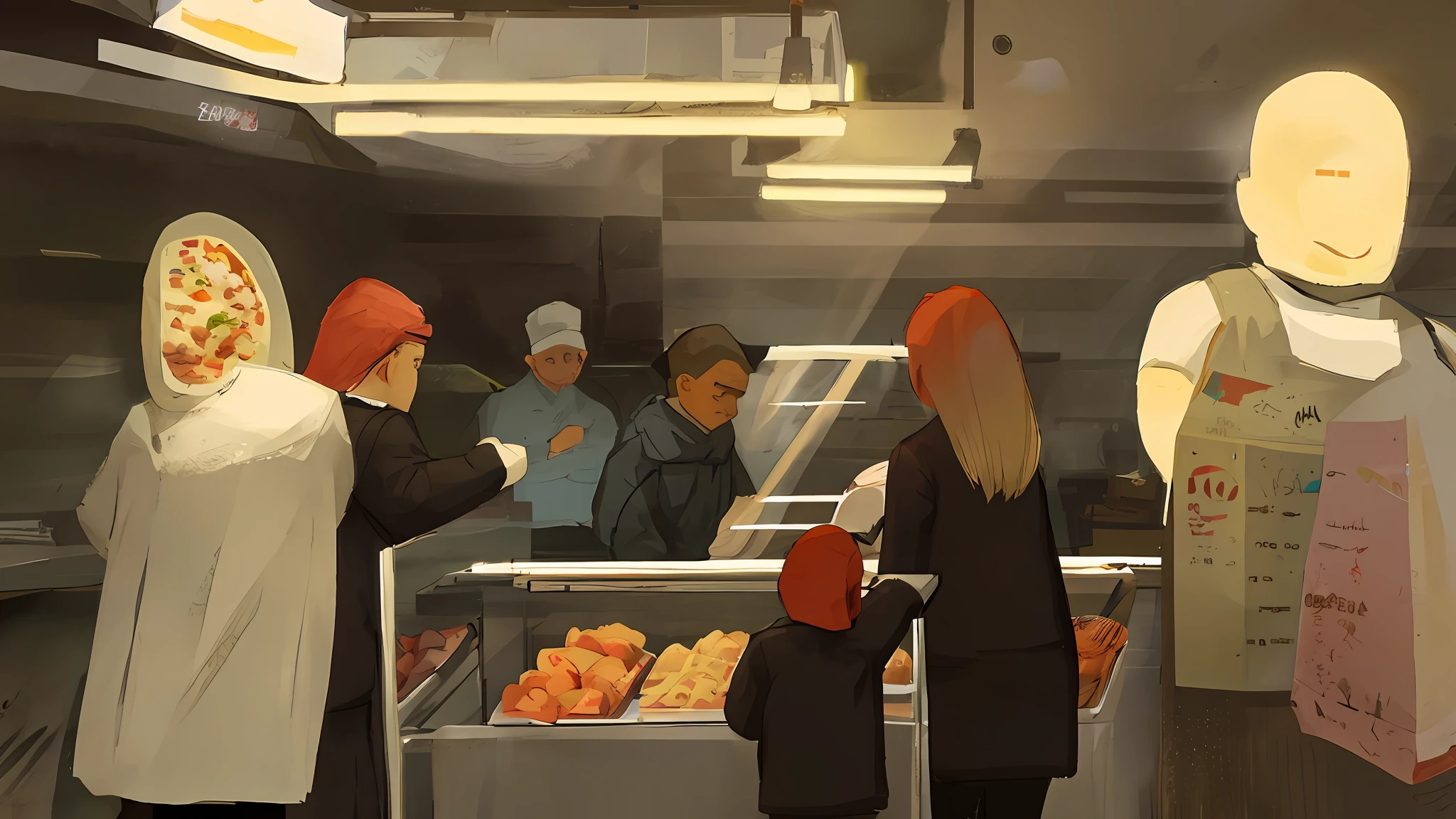 butcher, market, shop
