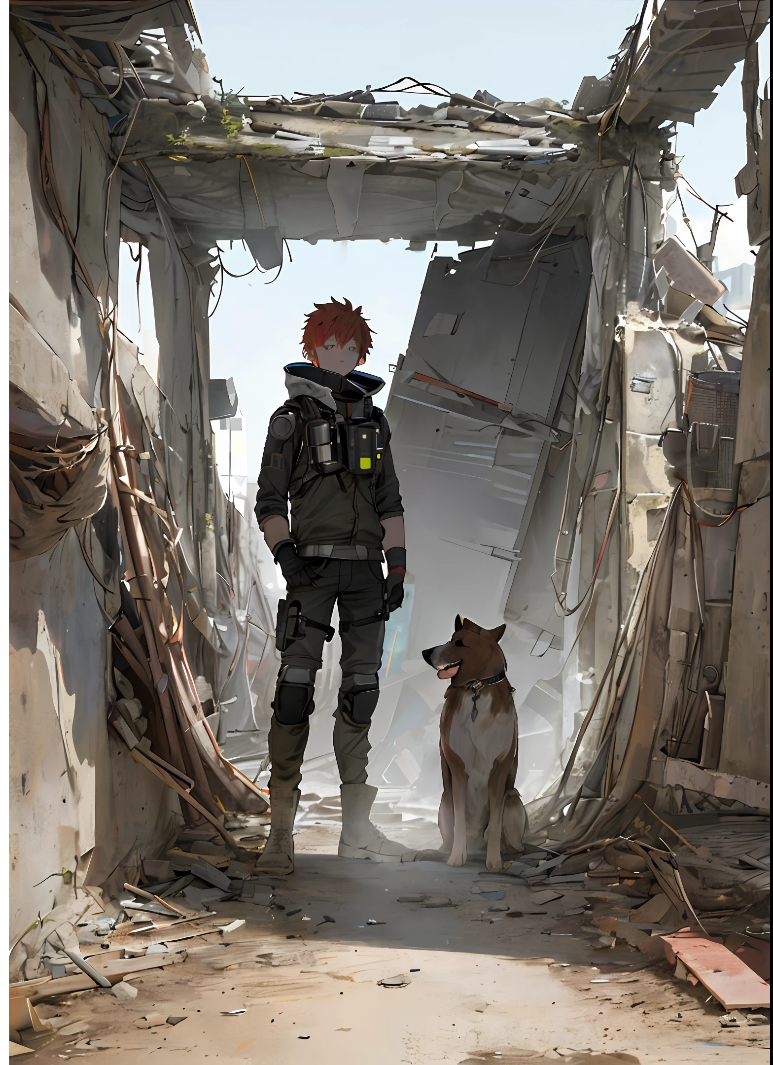 a dog