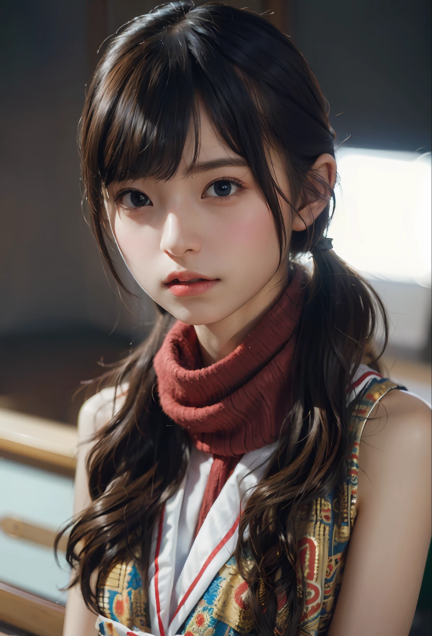 Beautiful cute schoolboy, 10 years old, school uniform with red scarf, outside track and field, ((slim, petite)), realistic, realistic, realistic, high contrast, trending realistic digital art hd detail, detail, skin texture, super detailed, realistic skin texture, armature, top quality, ultra hd, (realistic:1.4),, high resolution, detail, original photography, sharp re, lee jiefuri nikon D850 film stock photo 4 kodak portra 400 camera F1.6 lens rich colors Ultra-realistic Vibrant textures Dramatic lighting Unreal Engine Stylish ArtStation synestil 800,