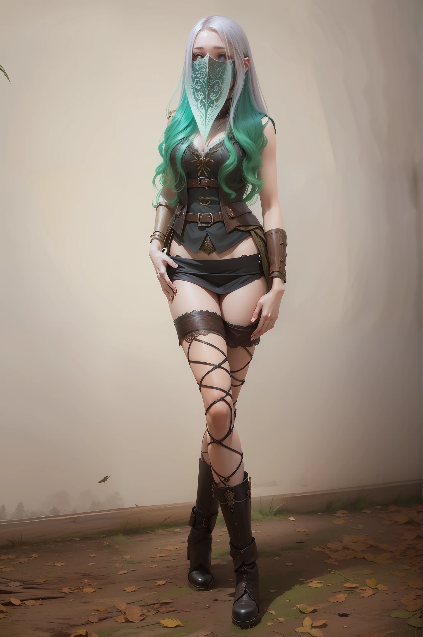 a girl in the wood, fantasy style --auto --s2