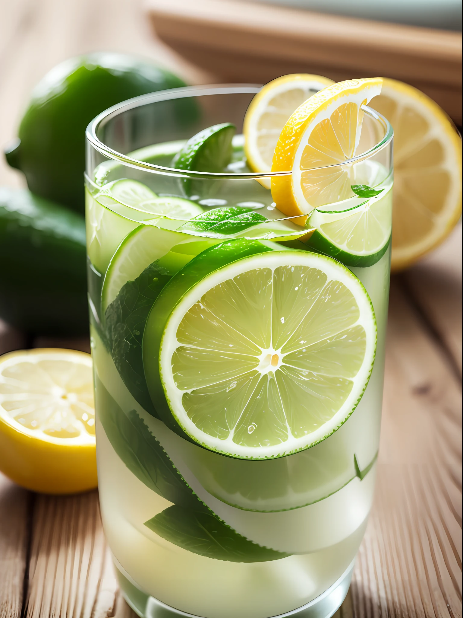 Lemon and cucumber detox water --auto --s2