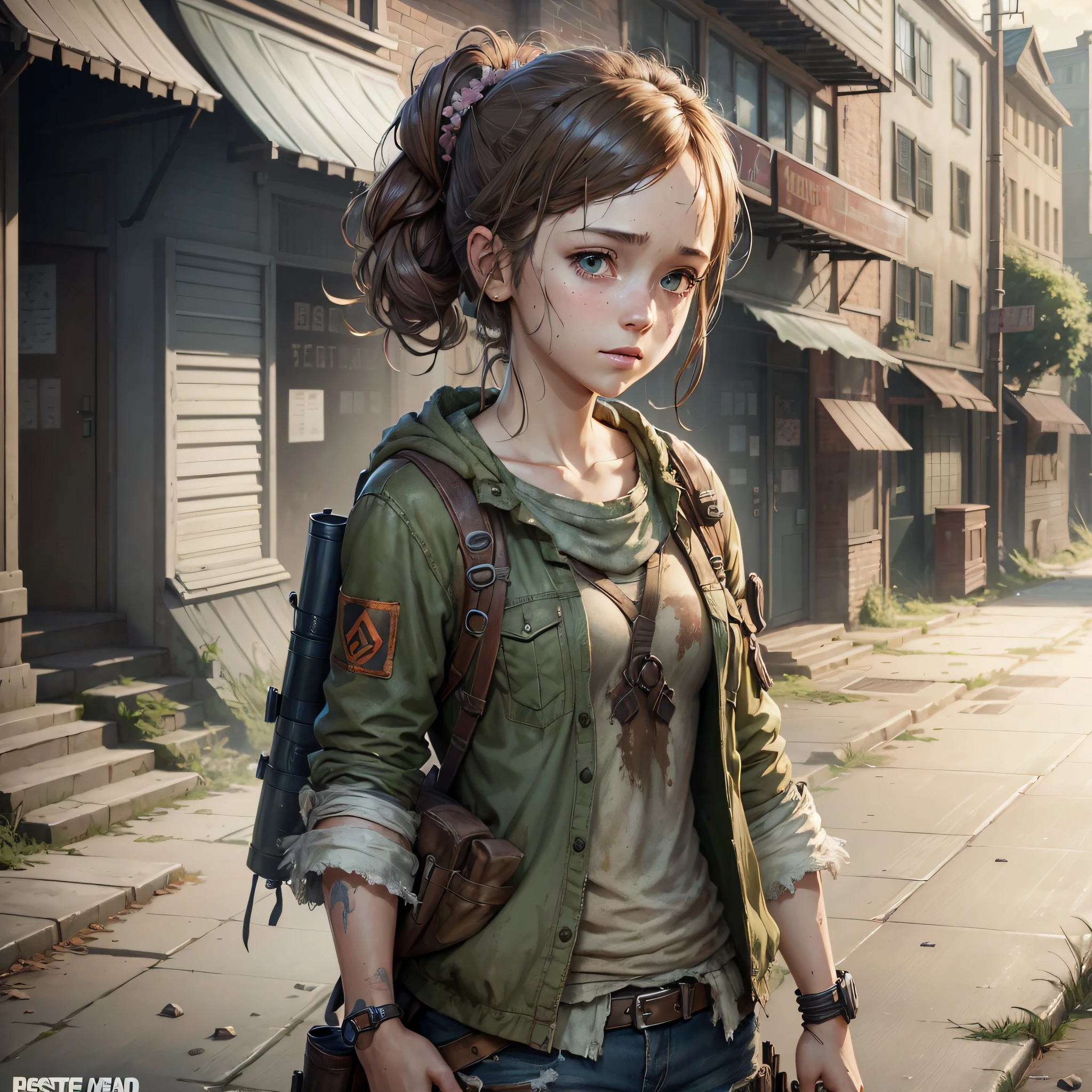 ((masterpiece))), (((best quality))), ((ultra-detailed)), (highly detailed CG anime illustration), ((extremely delicate and beautiful face)) cinematic light, absurd clothes, 1 smiling young woman, (((character sheet)), full-body concept art, ((full length)), (masterpiece:1.2), (best quality:1.3), 1 little blonde girl, standing, stylish tied hair (single background, white background: 1.3),((((CHARACTERS FROM THE POST-APOCALYPTIC WORLD))))), ( PEORSONAGES THE WALKING DEAD)), ( CONCEPTS THE LAST OF US )))) --auto --s2