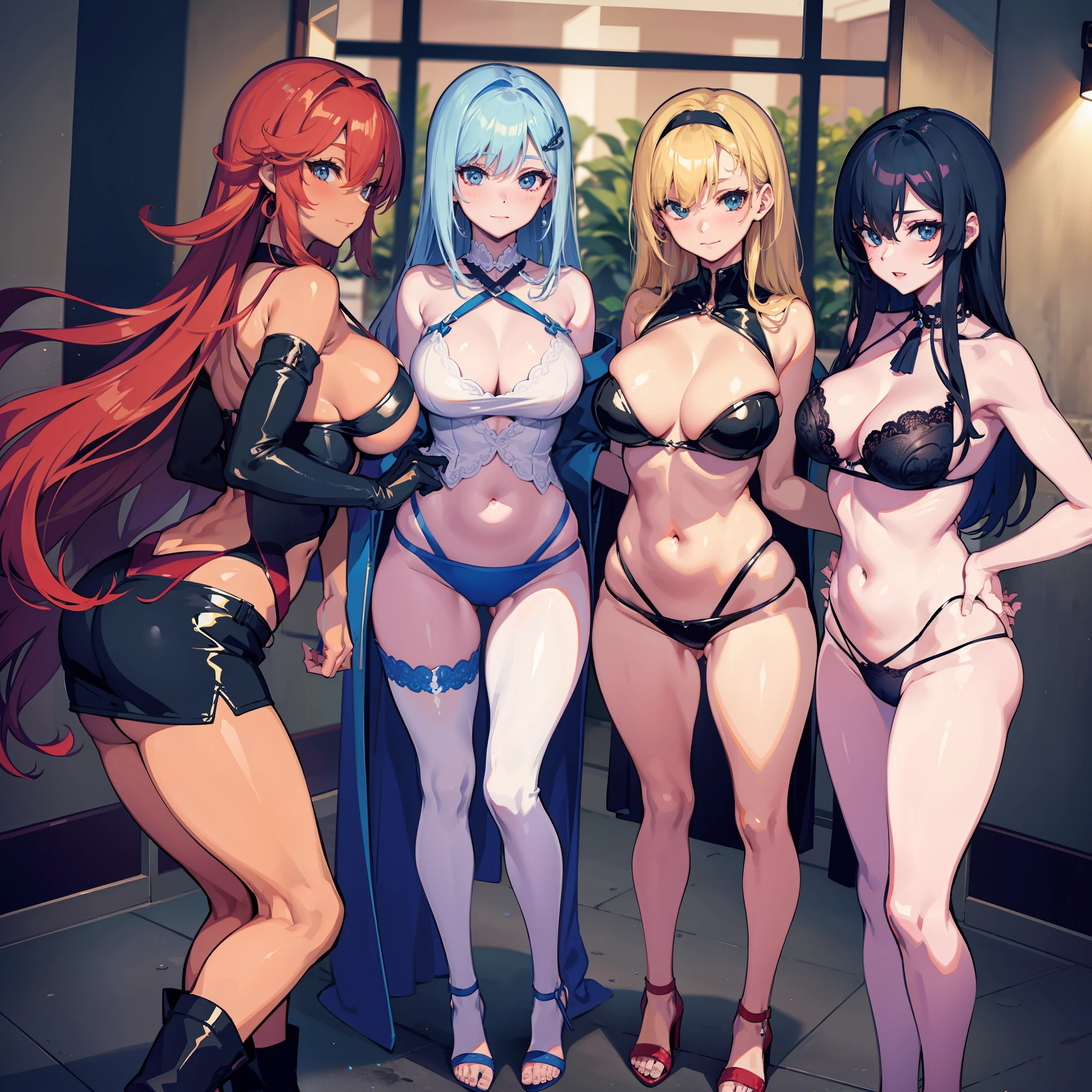 Three sexy girls