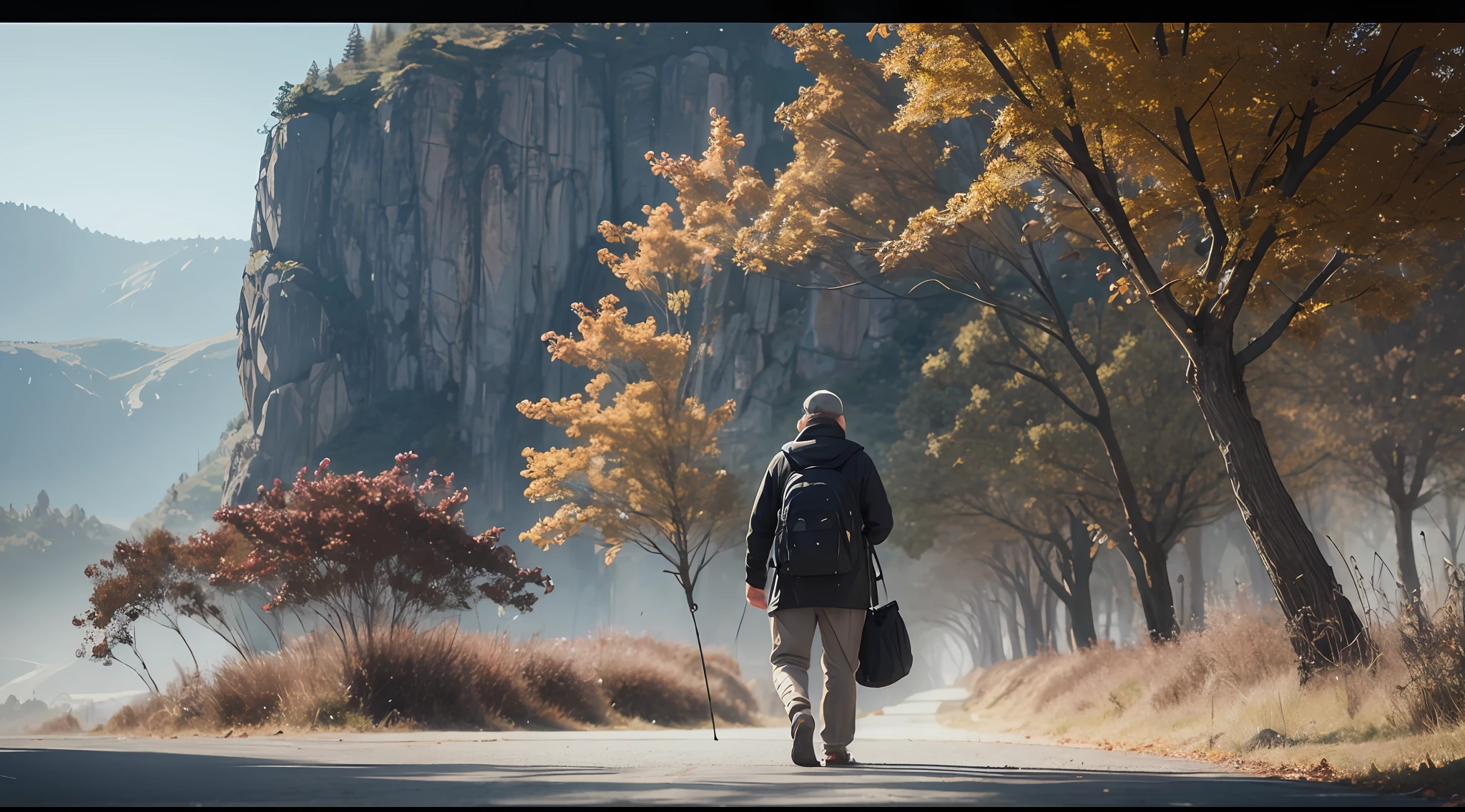 Human, walking, realistic style, standard