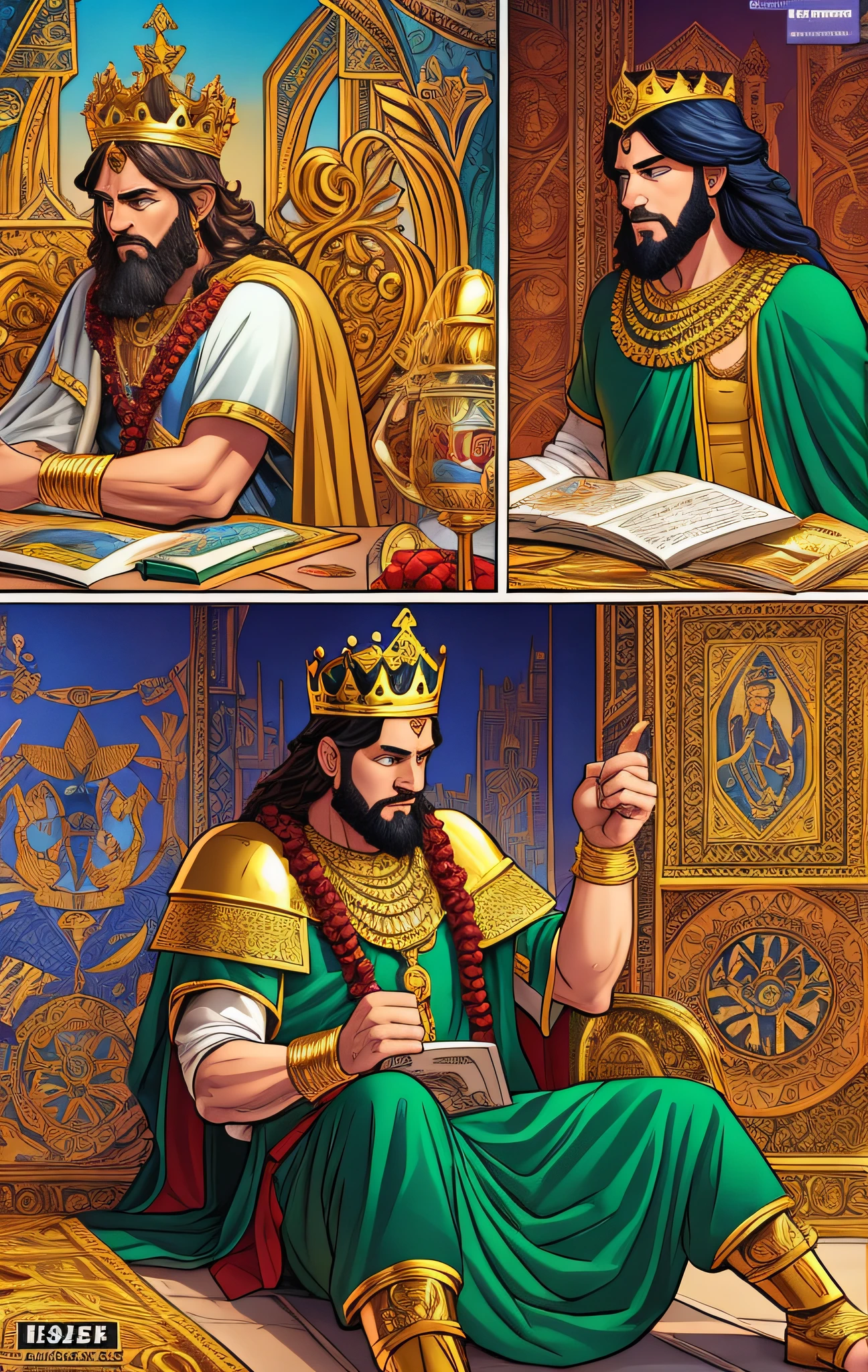King Solomon Style Comic Book