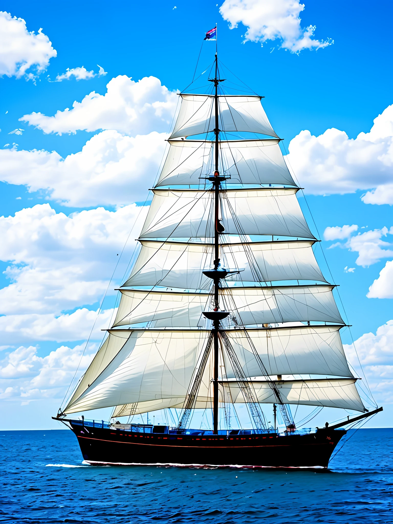 Beauty with Blue Ship sign