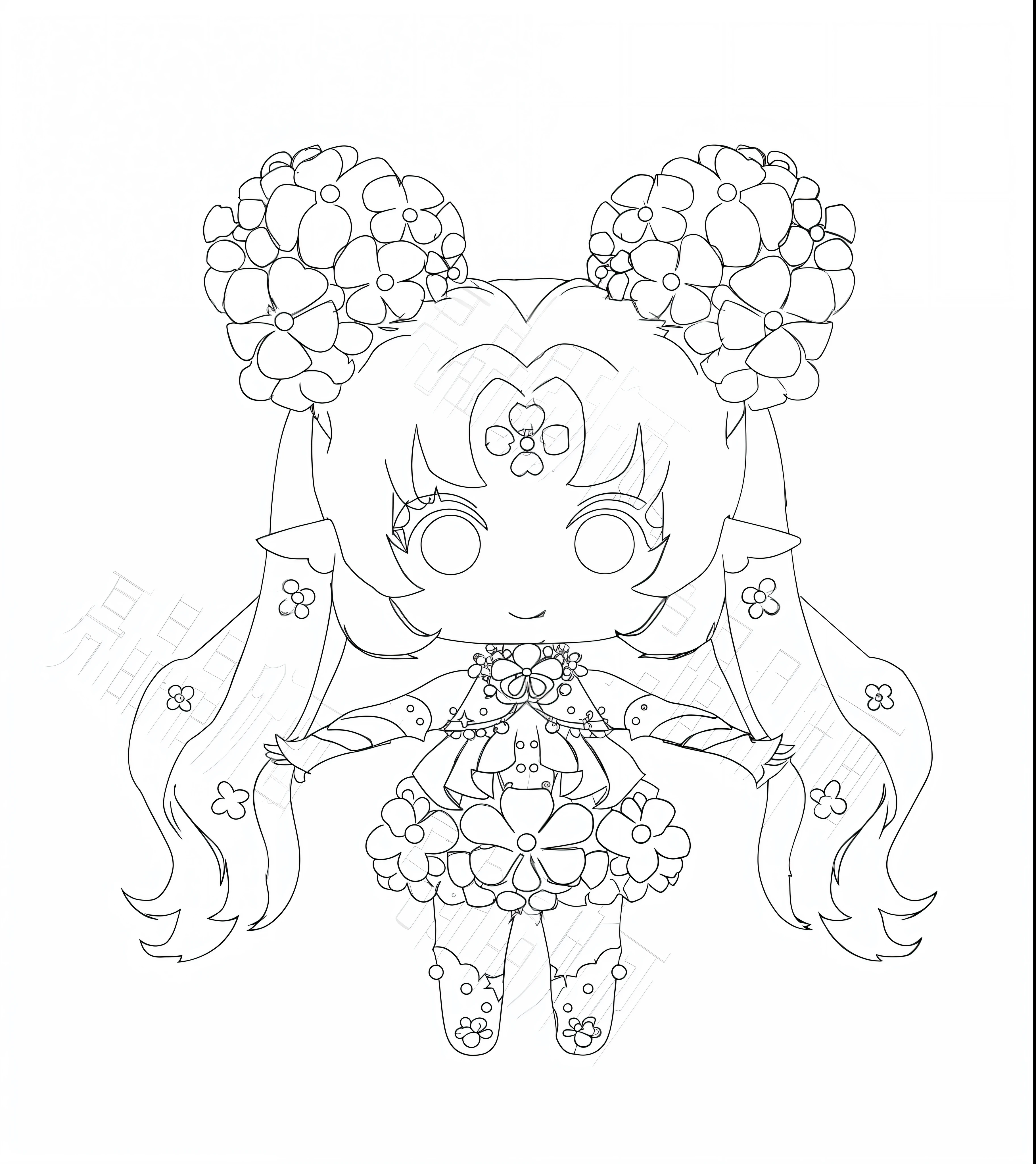 A magical girl coloring page, the lines are clear and clean, the ink lines are delicate and exquisite, the outline is simple and atmospheric, the black and white lines are fresh and neat, Behance HD, the line emphasizes the effect is clear, the lines under the magical girl style are bright and simple, the lines pay attention to details realistically, the perfect line portrayal, simple and rough line expression, line art style.