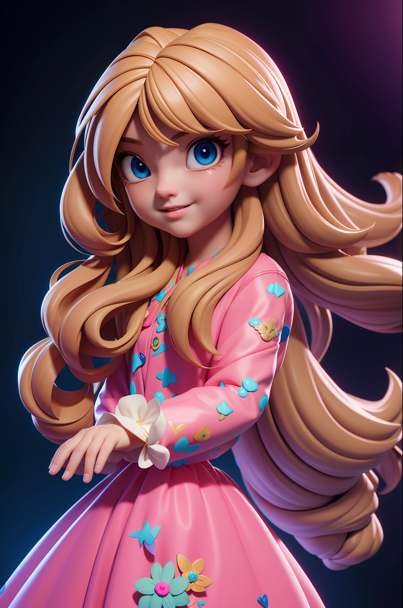 3dmm style, masterpiece, best quality, ultra detailed, beautiful 8 years old girl, (child), cute, beautiful long hair, detailed feca, beautiful eyes, perfect face, flawless, medium shot, ray tracing, 3d render, tranding on artstation, volumetric lighting, ultra detailed 8k CG wallpaper