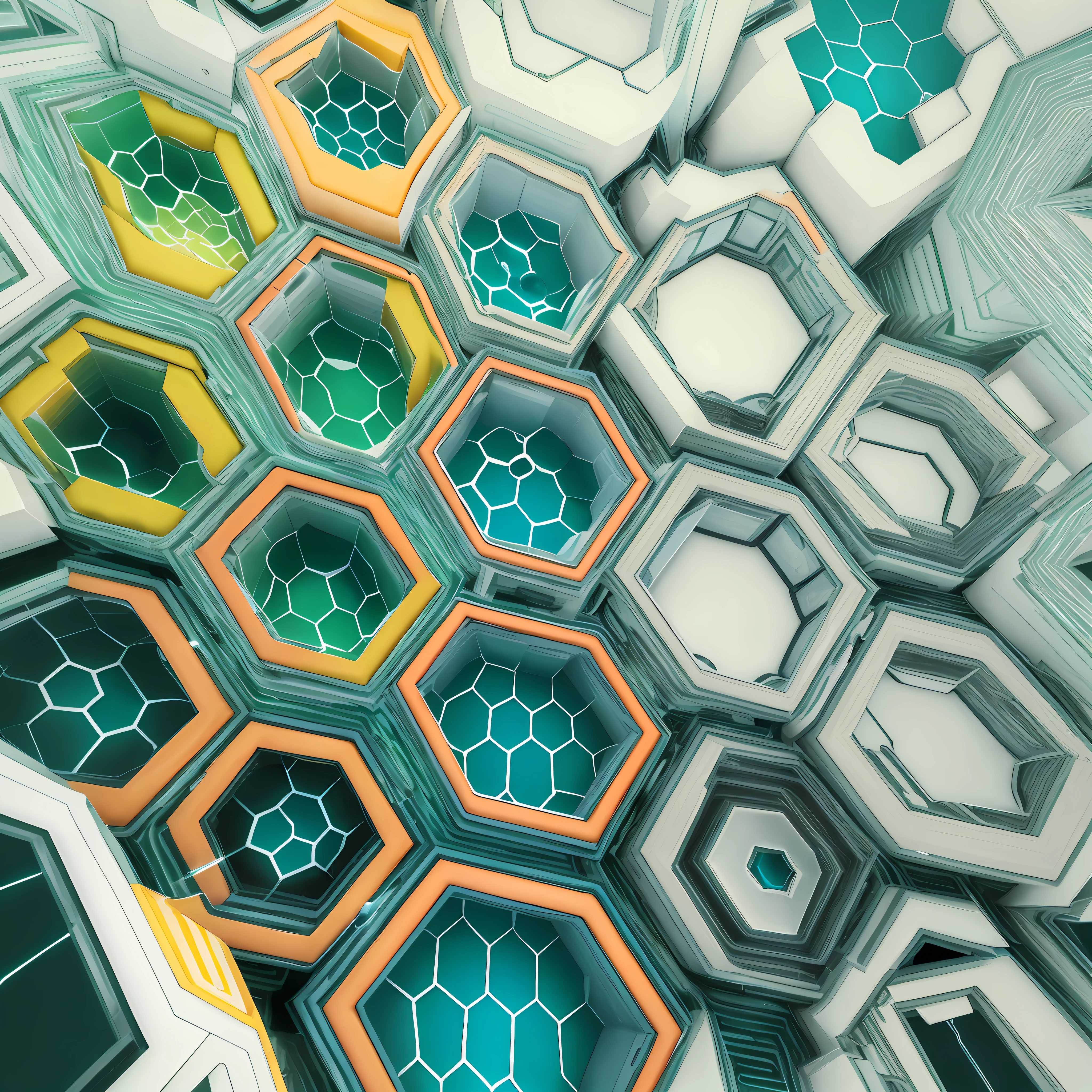 The ideal ecological block orgánic netury hexagonal