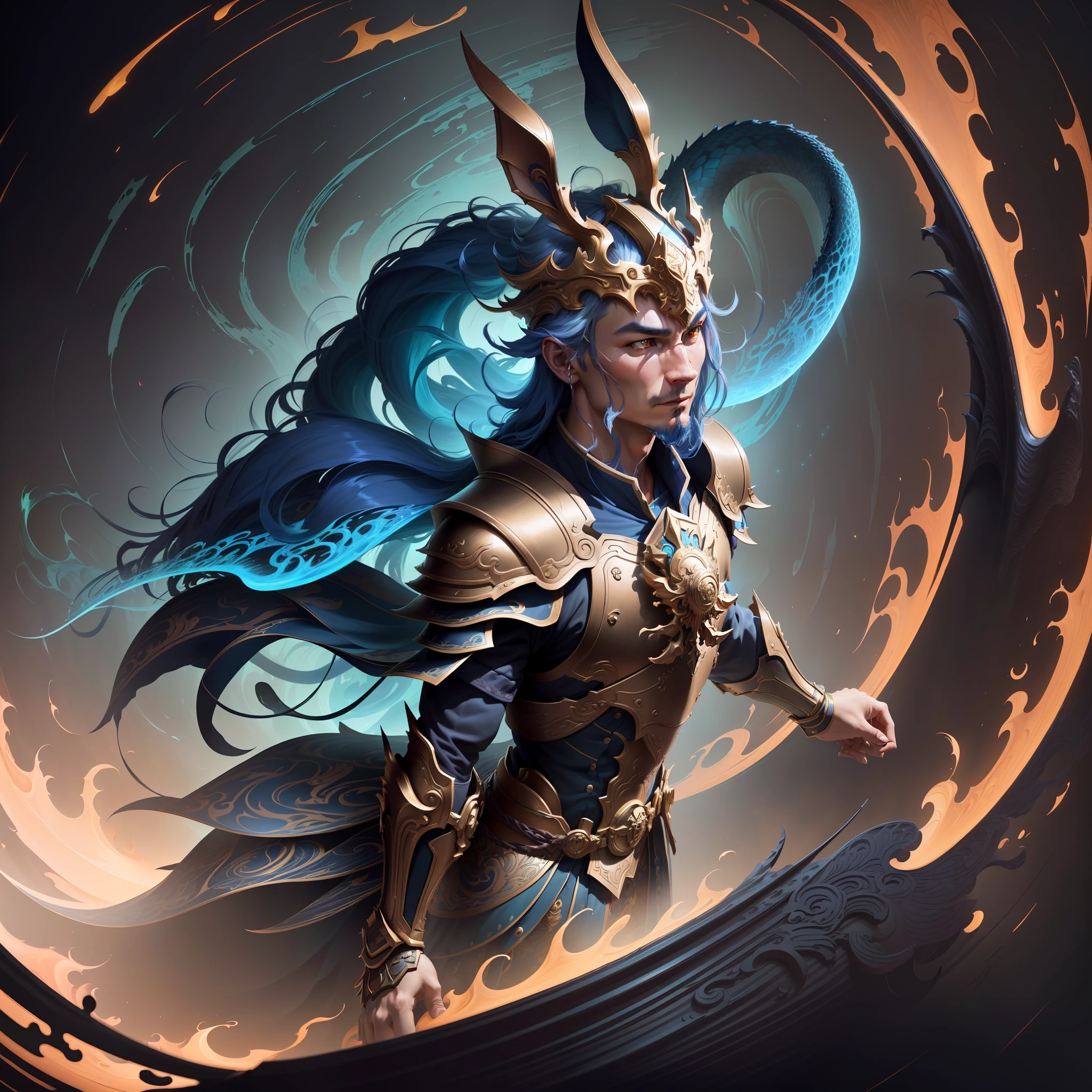 Masterpiece, Best Quality, (Very Detailed CG Unity 8k Wallpaper), (Best Quality), (Best Illustration), (Best Shadows), Absurd, Realistic Lighting, (Abyss), Beautiful Detailed Glow, Peter Mohr Bacher's Art, Masterpiece, Best Quality, (Very Detailed CG Uniform 8k Wallpaper), (Best Quality), (Best Illustration), (Best Shadow), Ultra Detailed, Subsurface Scattering, White, Koi, Rabbit God with Dragon Armor, Art Nouveau Swirls, Vivid Colors, Octane Rendering, Jesper Ejsing, James Jean, Justin Gerard, Tomasz Alen Kopera, cgsociety and fenghua zhong, very detailed, edge light, art, cinematic lighting, very coherent, surreal, high detail, 8k, Tyler Edlin, realism, wavy, octane, 8k, beautiful