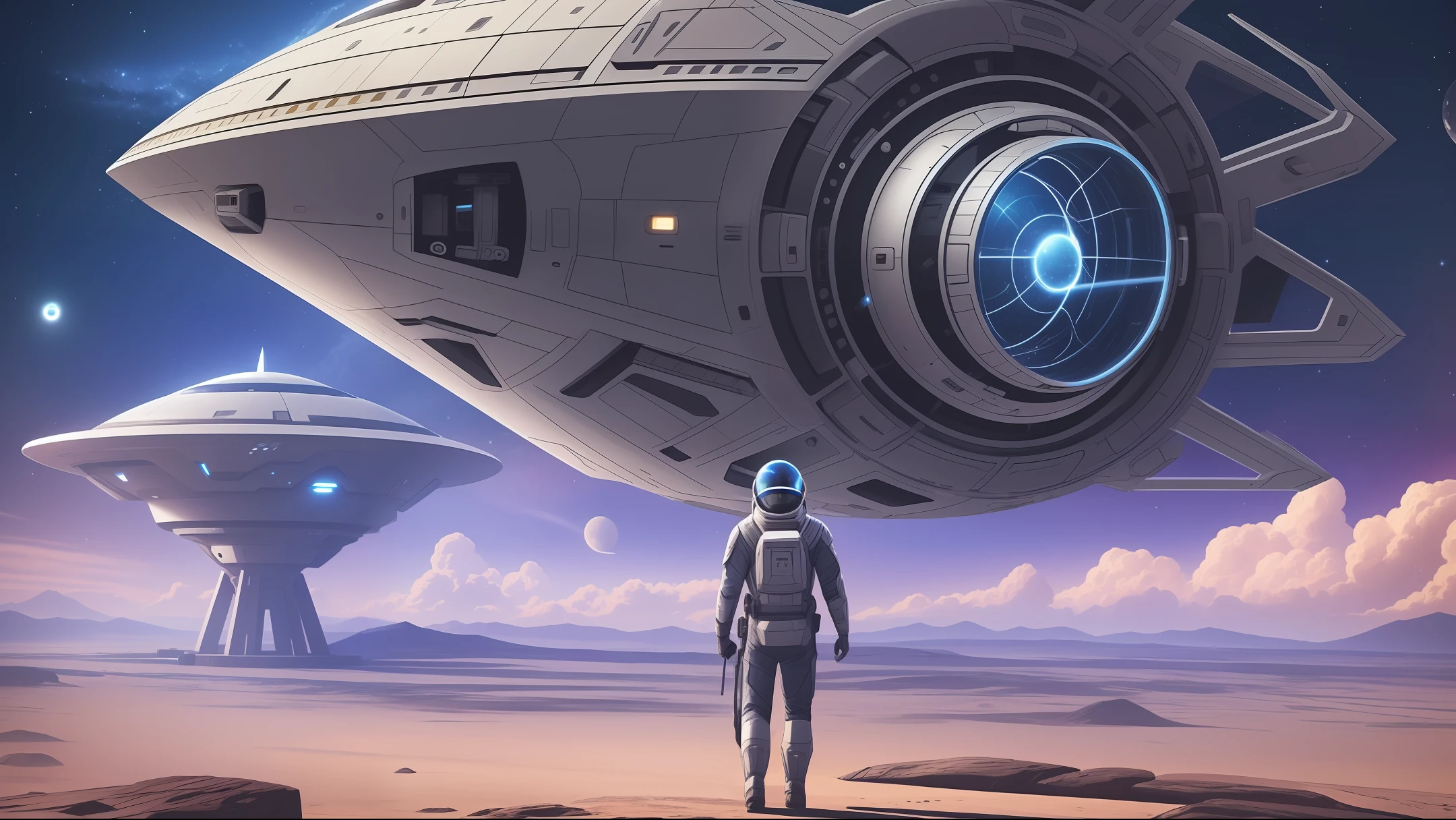A sci-fi space world --auto --s2