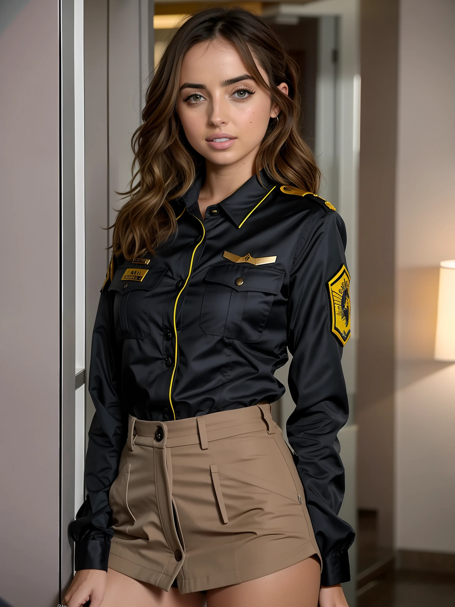 Ana de armas in hot uniform