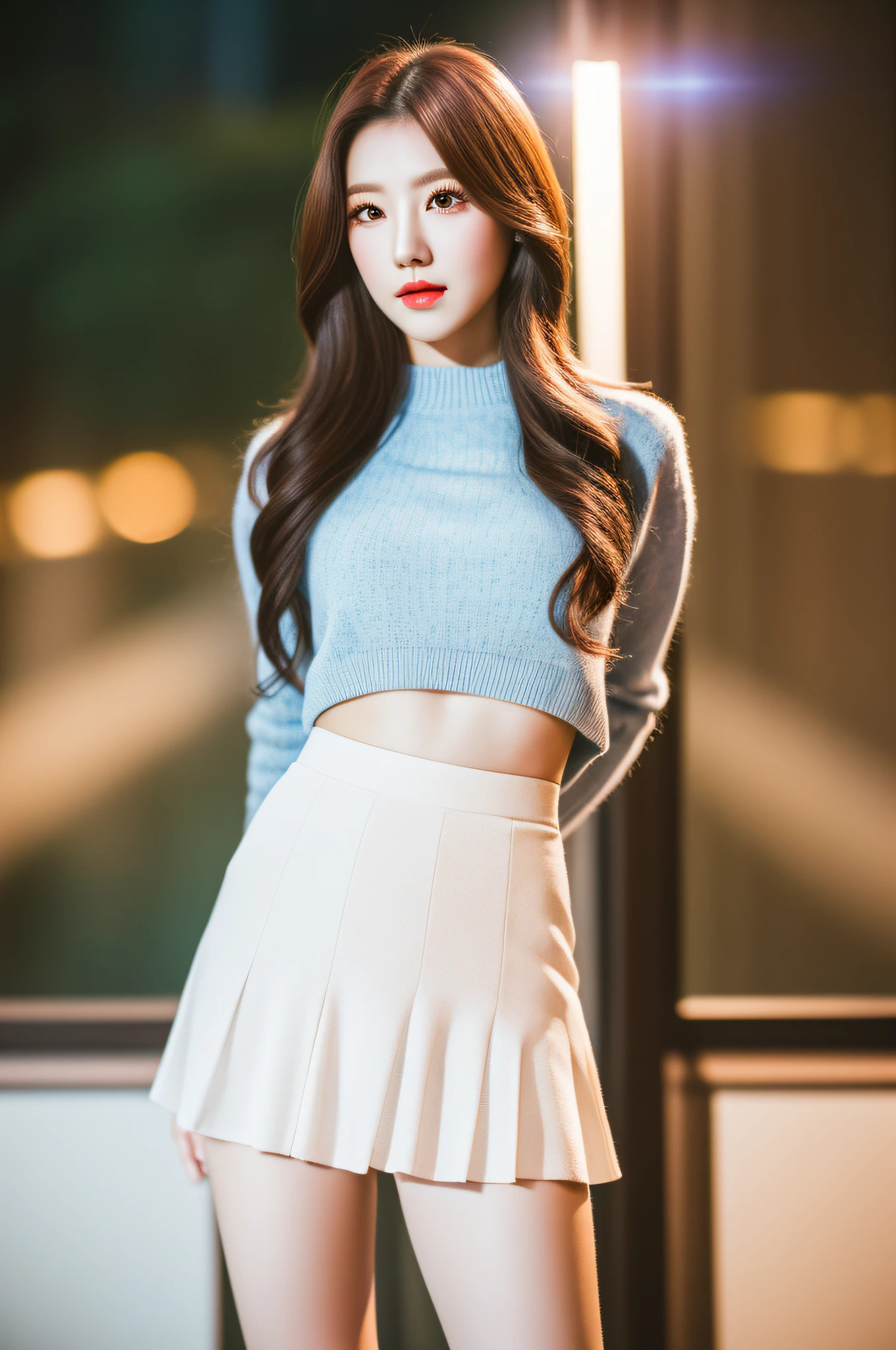 1girl, Best Quality, NSFW, Photography, Depth of Field, (Pro Lighting, 50mm,F1.4), Wild,(Full Body Pose), Gorgeous Woman, Beautiful Art, Masterpiece, (Masterpiece), Style Hamnaputra, Detailed Eyes, Long Eyelashes, Small,(No Panty), Transparent White Skirt