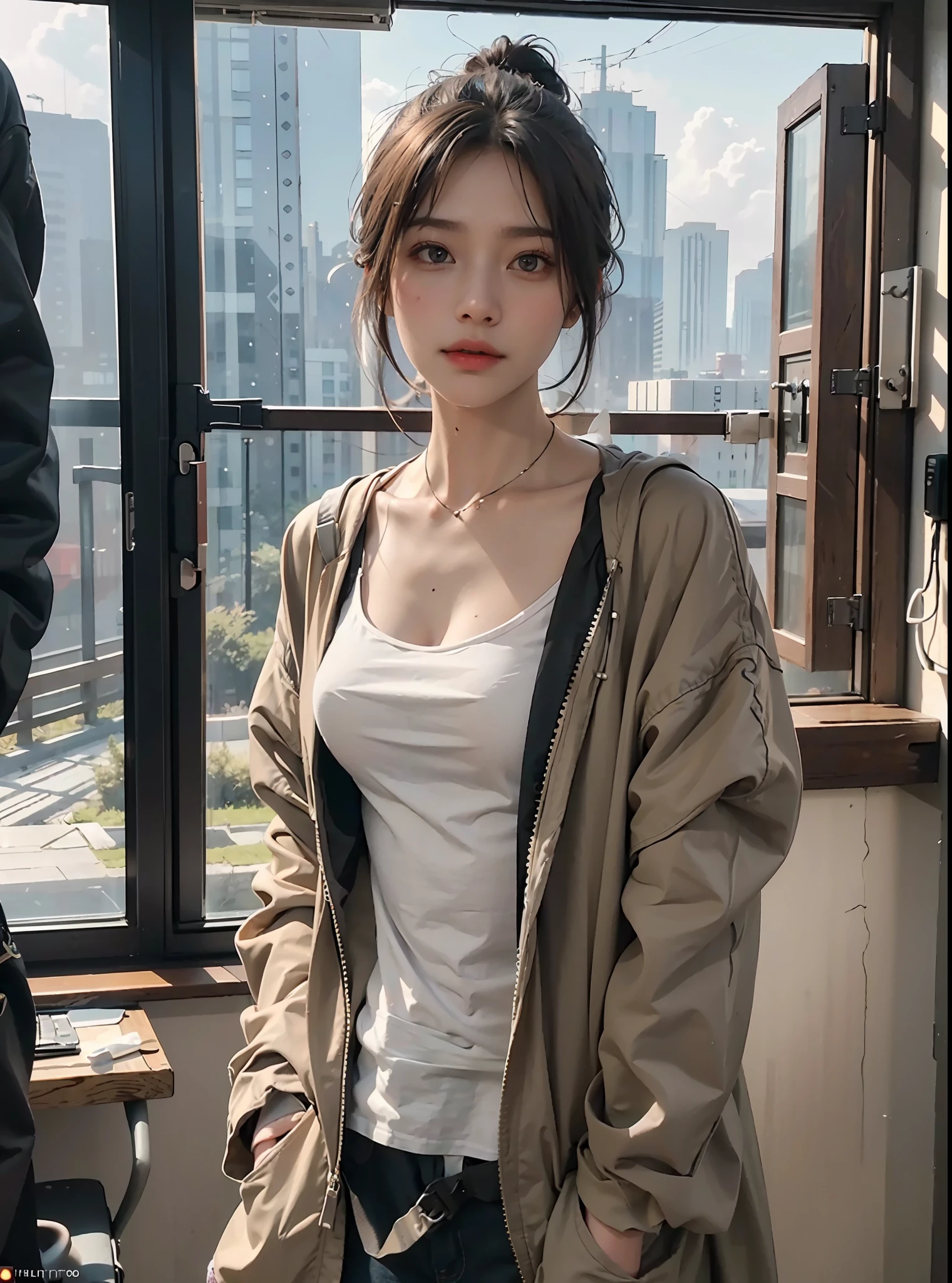 ((Best quality)), ((masterpiece)), (detailed:1.4), 3D, an image of a beautiful cyberpunk female BREAK ,HDR (High Dynamic Range),Ray Tracing,NVIDIA RTX,Super-Resolution,Unreal 5,Subsurface scattering,PBR Texturing,Post-processing,Anisotropic Filtering,Depth-of-field,Maximum clarity and sharpness,Multi-layered textures BREAK,Albedo and Specular maps,Surface shading,Accurate simulation of light-material interaction,Perfect proportions,Octane Render BREAK,Two-tone lighting,Wide aperture,Low ISO,White balance,Rule of thirds,8K RAW,