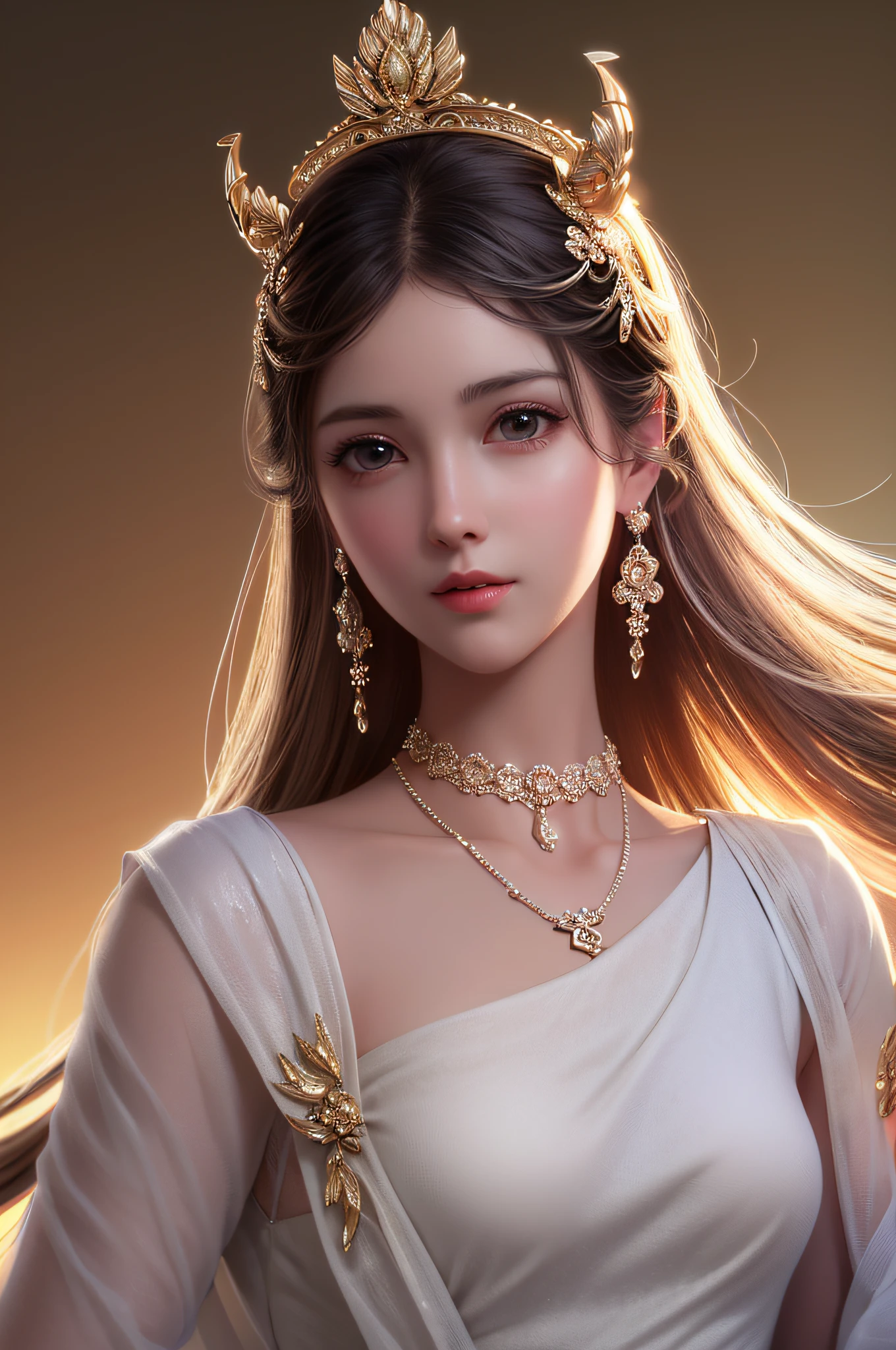 Best Quality, Masterpiece, High Resolution, 1Girl, Porcelain Dress, Hair Accessories, Necklace, Jewelry, Beautiful Face, Physical, Nude, Tyndall Effect, Realistic, Dark Studio, Edge Lighting, Two-tone Lighting, (High Detail Skin: 1.2), 8K UHD, DSLR, Soft Light, High Quality, Volumetric Light, Voyeur, Photo, High Resolution, 4K, 8K, Bokeh,. Jinstyle, architecture