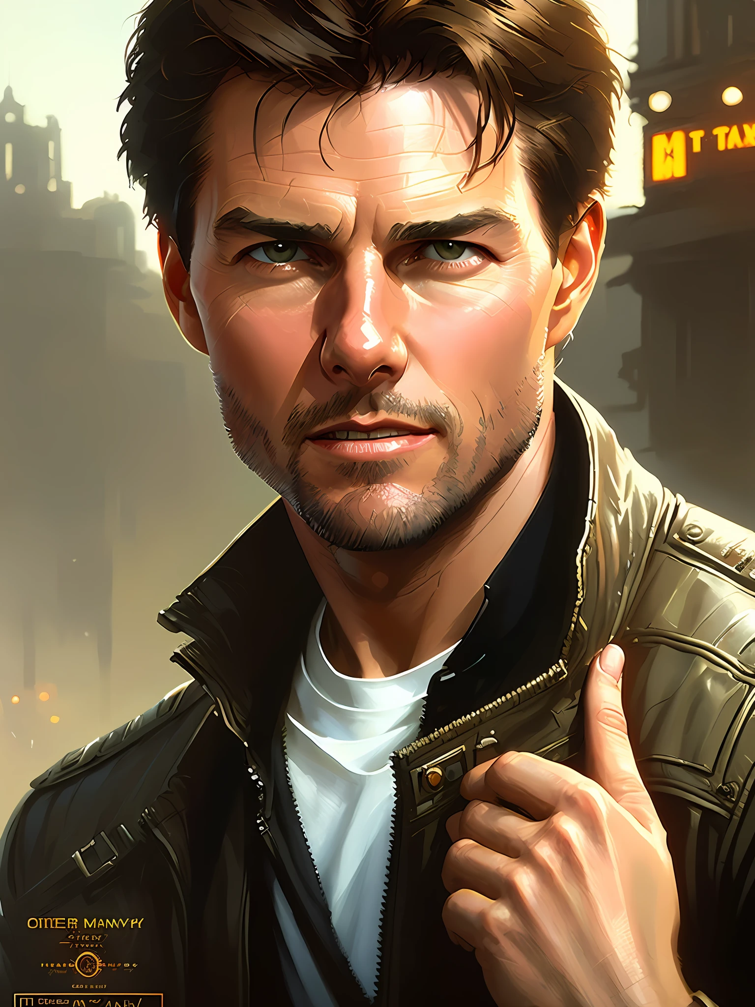 Tom Cruise from Top Gun, vhs effect, (poster:1.2),poster on wall, nostalgia, movie poster,
(skin texture), intricately detailed, fine details, hyperdetailed, raytracing, subsurface scattering, diffused soft lighting, shallow depth of field, by (Oliver Wetter)
professional majestic oil painting by Ed Blinkey, Atey Ghailan, Studio Ghibli, by Jeremy Mann, Greg Manchess, Antonio Moro, trending on ArtStation, trending on CGSociety, Intricate, High Detail, Sharp focus, dramatic, photorealistic painting art by (greg rutkowski:1.4), bokeh