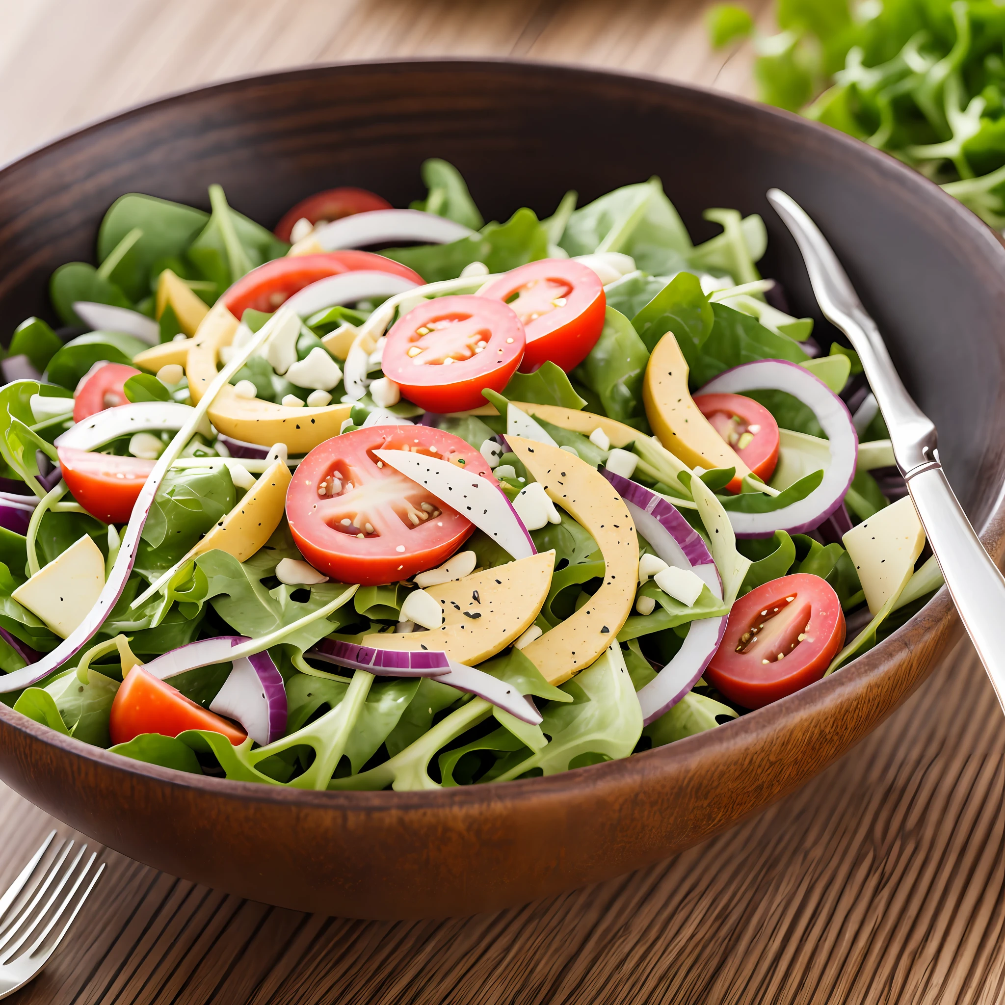 Award-winning photography, raw, high quality, salad, shutterstock, studio photo, good lighting --auto --s2