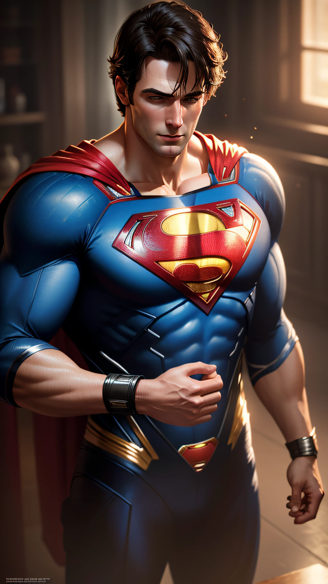 superman, photography,soft lighting, soft details, octane, artstation trending, ultra high detail, ultra realistic, cinematic,16k