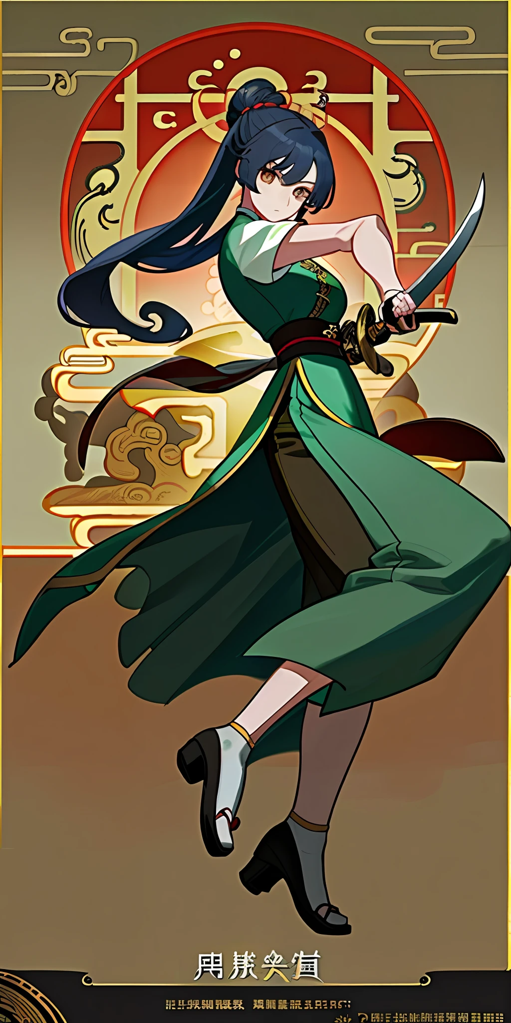 ((masterpiece)), (((best quality))), (character design sheet, same character, front, side, back), illustration, girl, hair color, hairpin, bangs, sword, woman with empty eyes lying on table, a male behind a woman, seductive thighs, huge breasts, Xiuxian, martial arts, kung fu, hair fax, eyes, environment change, hair fax, pose zitai, female, ancient Chinese warrior, charturnbetalora ，