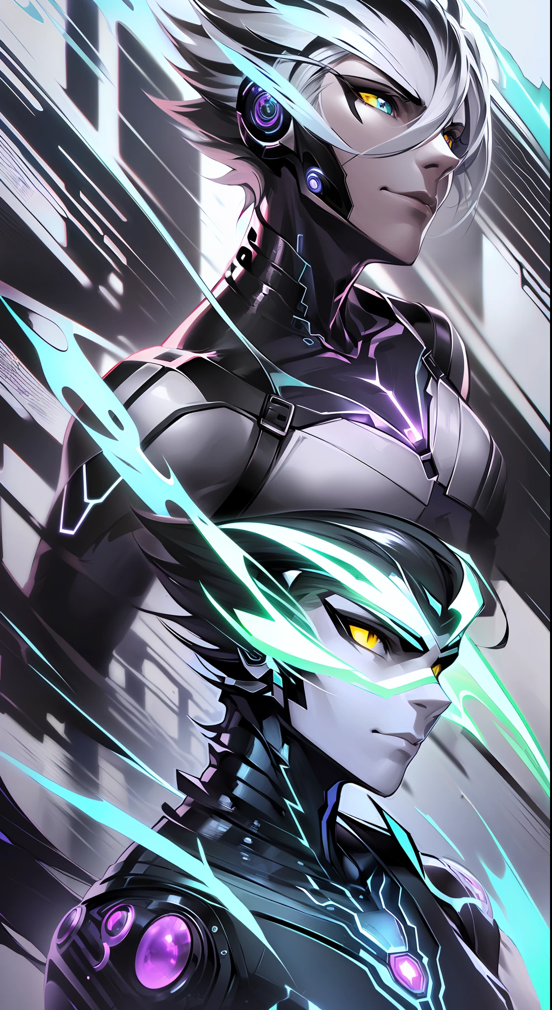 Generate an detailed male Human cyborg hybrid, this prompt creates a captivating depiction of a detailed Human cyborg hybrid, showcasing the seamless fusion of organic and mechanical and cybernetic elements. The fighter class cyborg should possess advanced technology, seamlessly integrated with its biological features, resulting in a formidable and visually stunning being that captures the imagination. Strike a balance between the natural world and cutting-edge tech in this one-of-a-kind design, --auto --s2