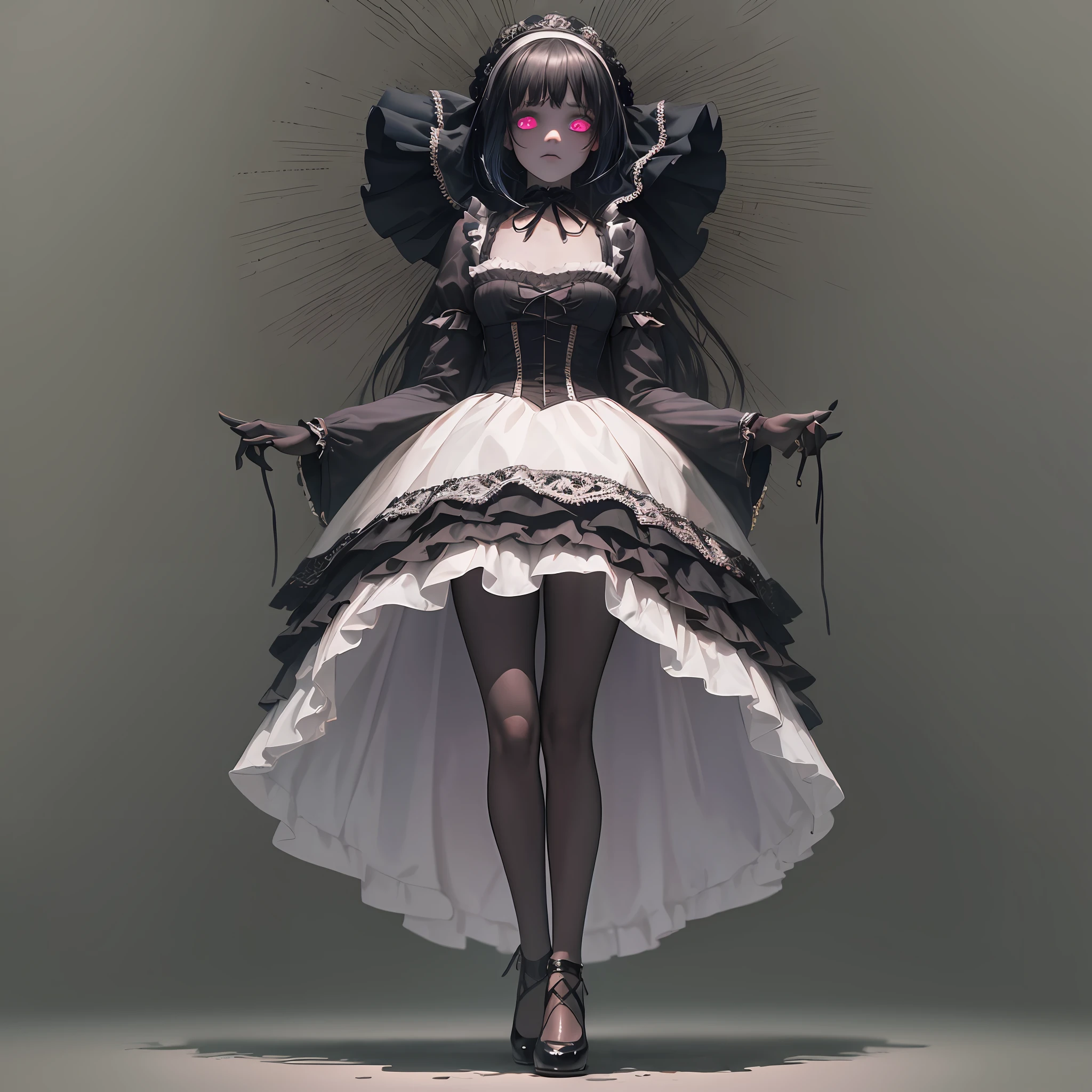 (best quality), (top quality), (dark), (full body), (melancholy), (sadness), (agony), (terror), (horror), (vibrant colors), (neon), (realistic photo), (real photo), (full body), dark doll dancing in a music box --auto --s2
