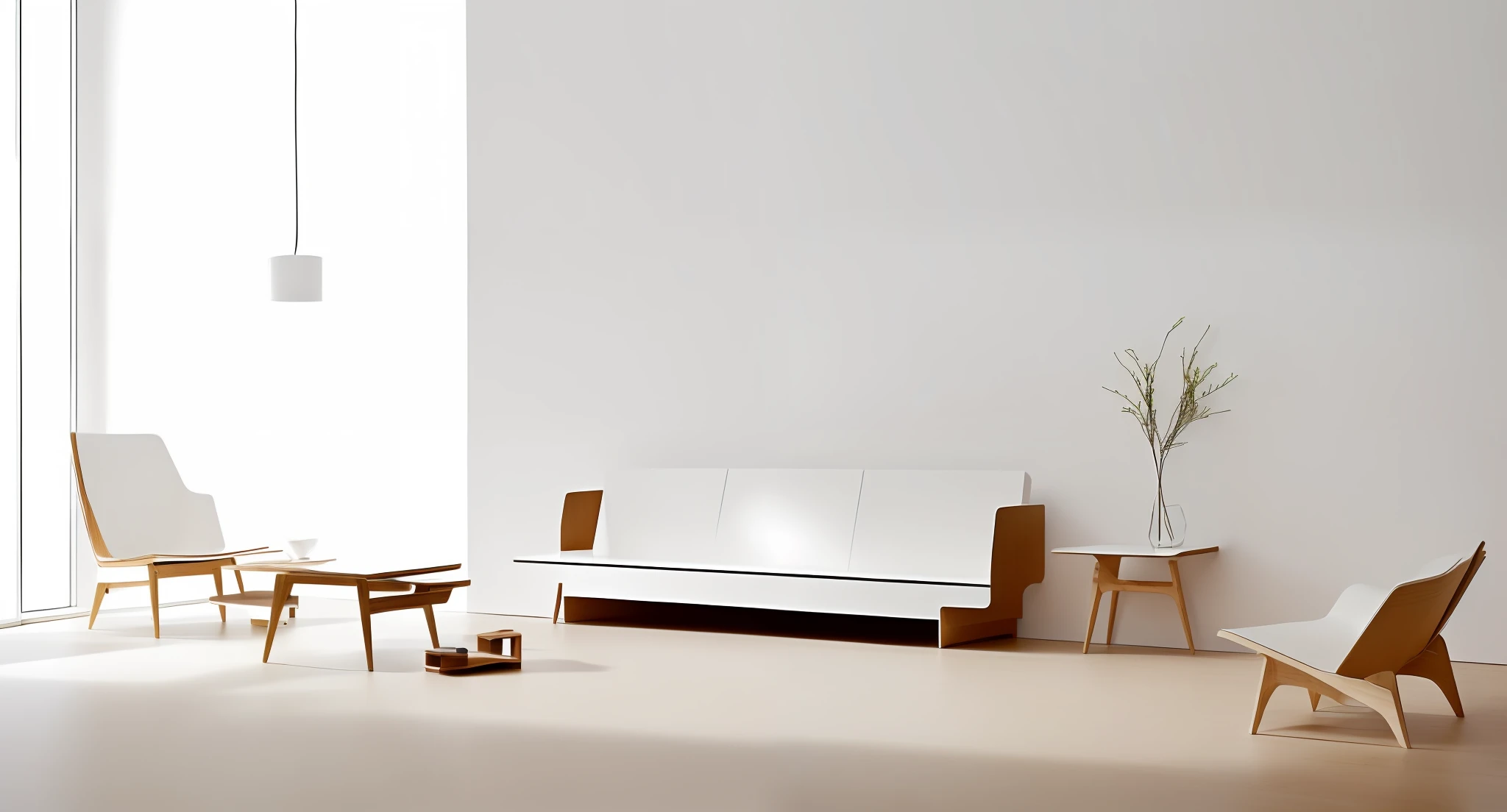 (Top Quality, 8k, Masterpiece: 1.3, Minimalistic, Studio Photo Setting, 1 image contain 8 iterations. 8 style of designs in 1 pic, Ultra crisp clear, Ultra super Refined, Unique Wooden Furniture, , White Background: Flat, No Wrinkles, No Shadows, Artwork: Center, Horizontal, Distance and Angle Adjustment, Lighting: Uniform, Accurate, No Overexposure or Reflection, Camera: Low ISO, F8-F11 Aperture, 1/60-1/125 Shutter Speed, Auto or White Balance, Very minimal and simple settings. With a minimalist style, it often surprises and delights viewers. I believe that it makes every day very interesting and rich. That's why designs that evoke these feelings observe everyday objects and situations with curious and fresh eyes and try to find new ways to reinterpret or enhance. Using Parametric and algorithmic approach for designing to Generate the following series of furnitures containing Shelving unit, clothes hanger, Side Table, Cabinet, Light weight wooden 棚, Stools etc :