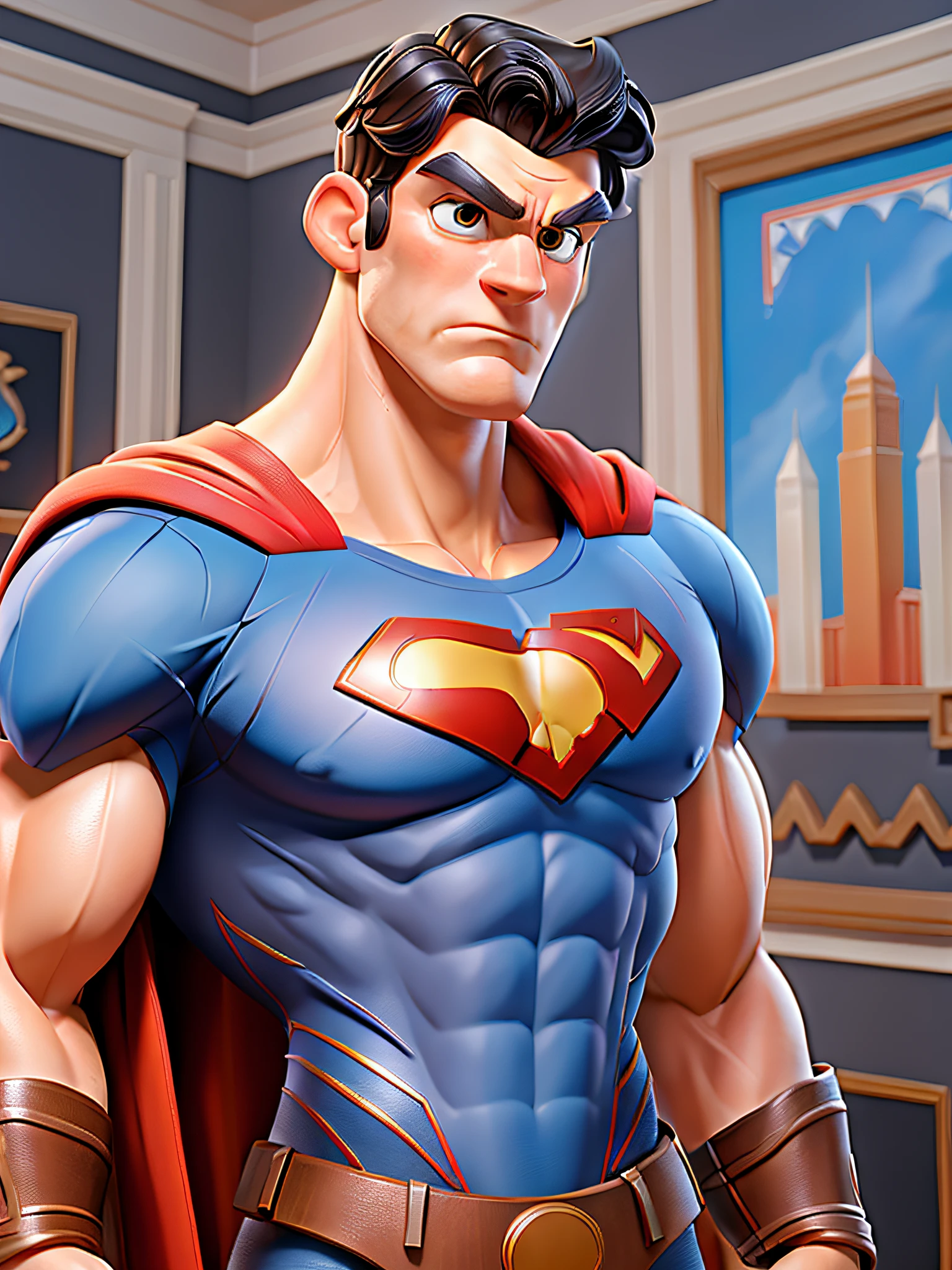 masterpiece, best quality, ultra-detailed, superman